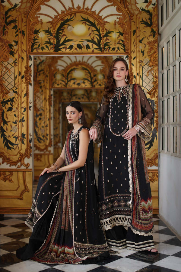Noor by Saadia Asad | Festive 25 | D1 - Black