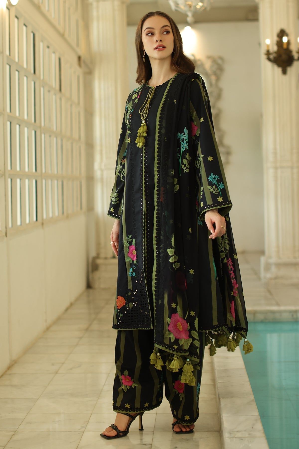 Charizma | Aniq Lawn Collection | AN5-07 - Official Charizma - Agha Fabrics UK