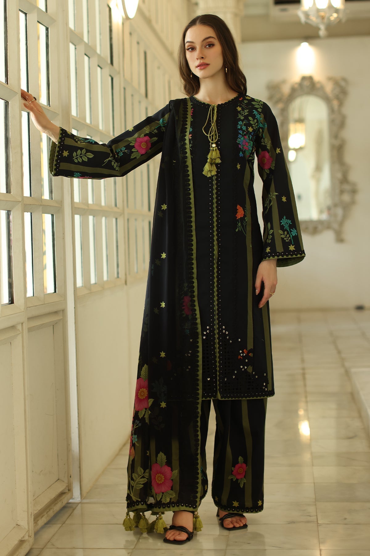 Charizma | Aniq Lawn Collection | AN5-07 - Official Charizma - Agha Fabrics UK