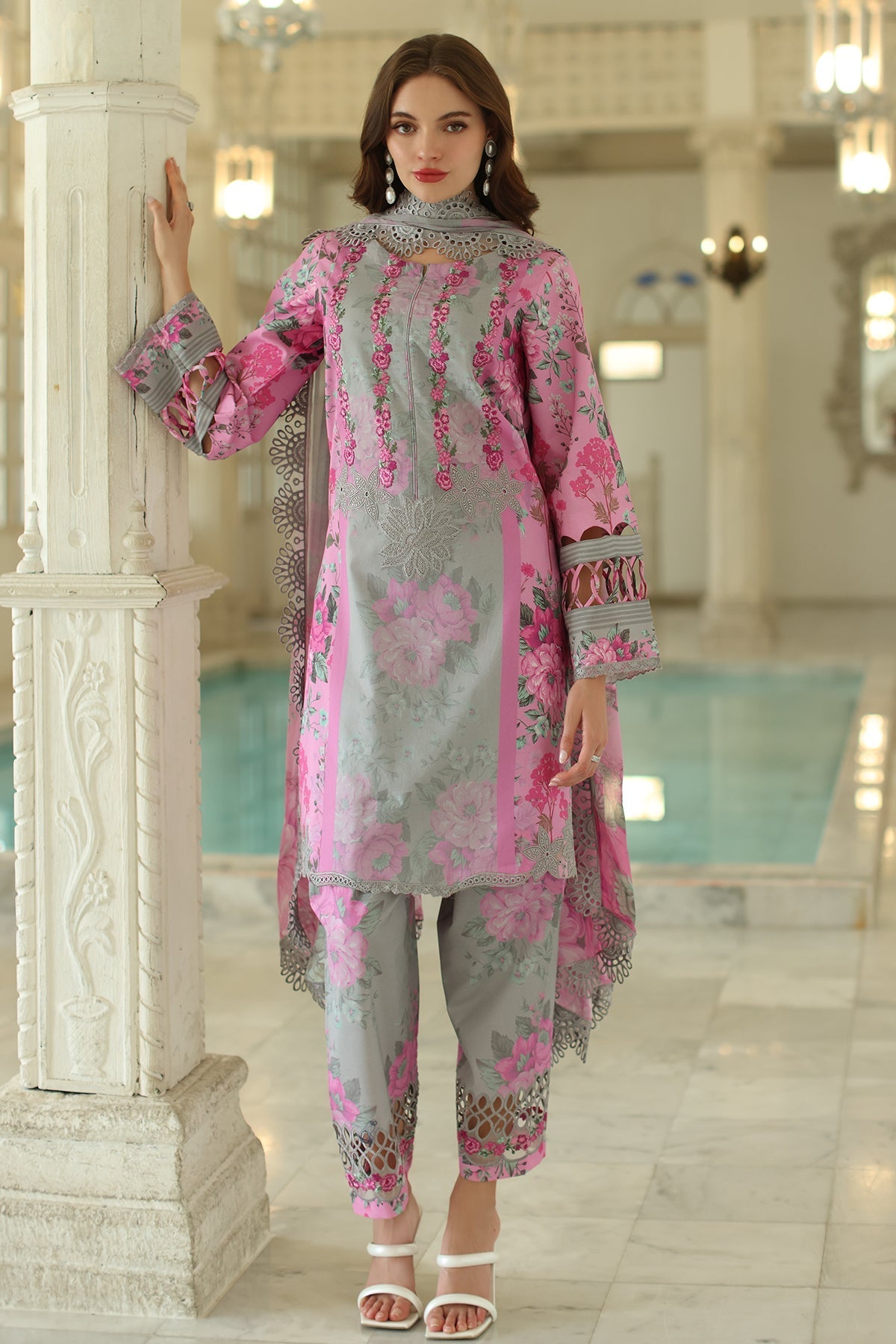 Charizma | Aniq Lawn Collection | AN5-06 - Official Charizma - Agha Fabrics UK