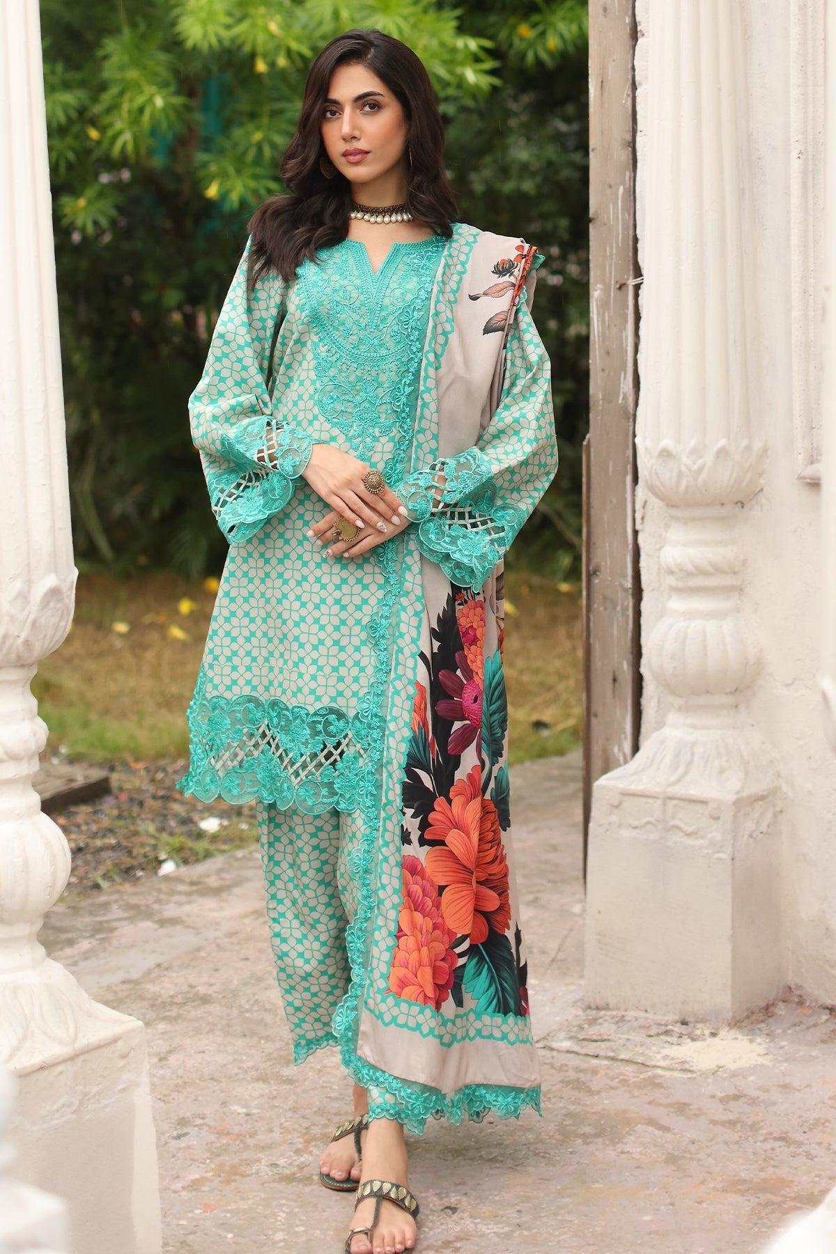 Charizma | Combination Winter Collection | CCW4-18 - Official Charizma - Agha Fabrics UK