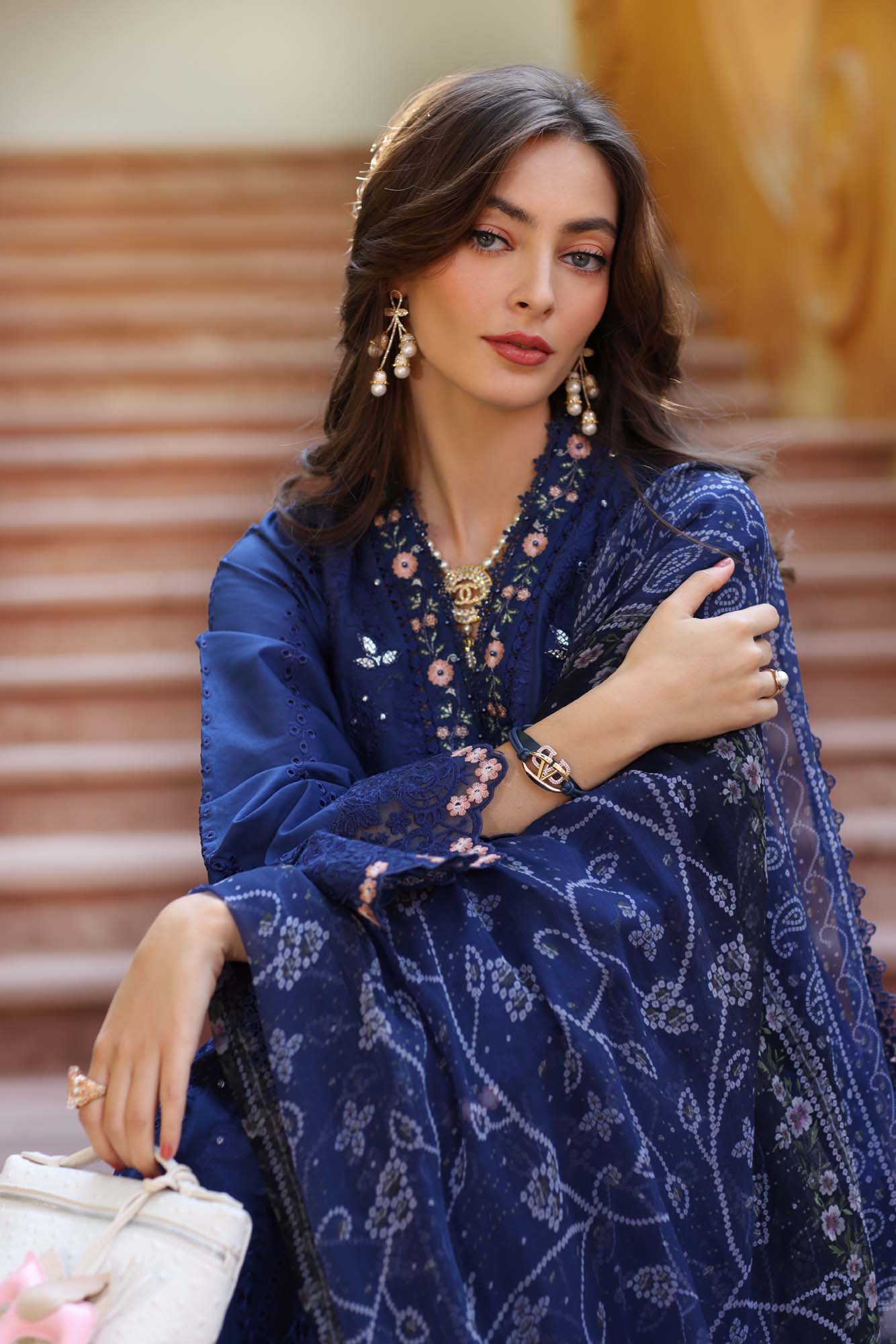 Noor by Saadia Asad | Eid Luxury Laserkari 25 | D5-B