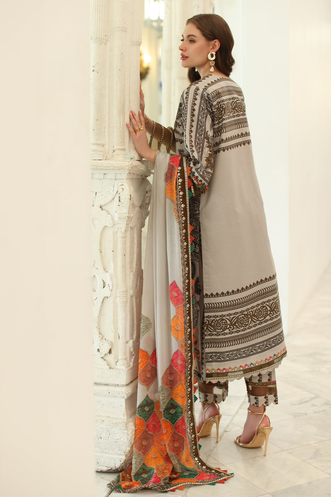 Charizma | Aniq Lawn Collection | AN5-08 - Official Charizma - Agha Fabrics UK