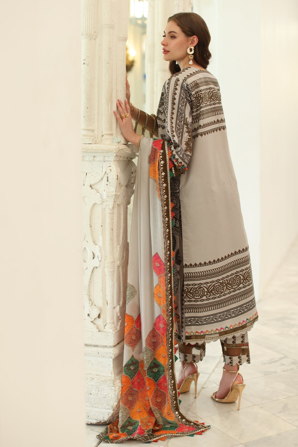 Charizma | Aniq Lawn Collection | AN5-08 - Official Charizma - Agha Fabrics UK