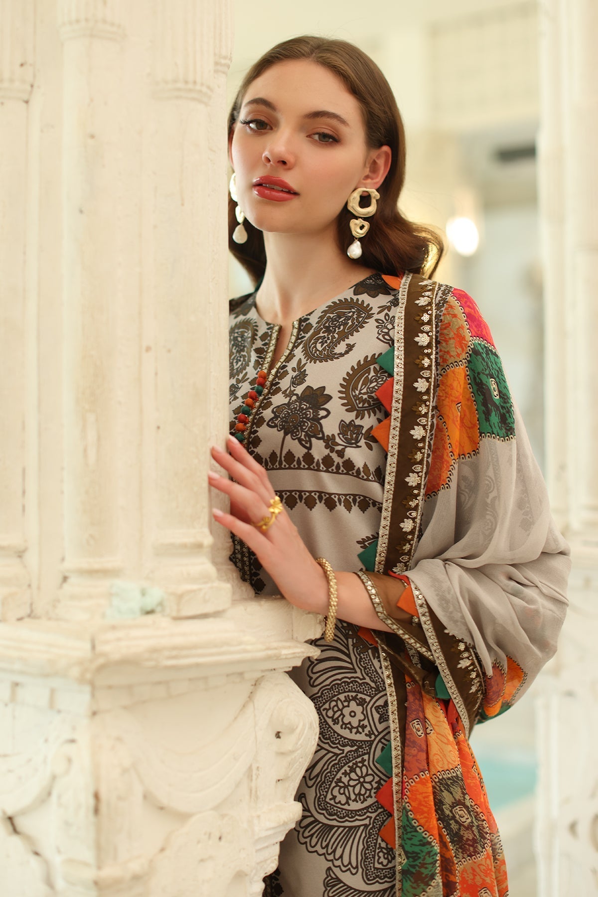 Charizma | Aniq Lawn Collection | AN5-08 - Official Charizma - Agha Fabrics UK