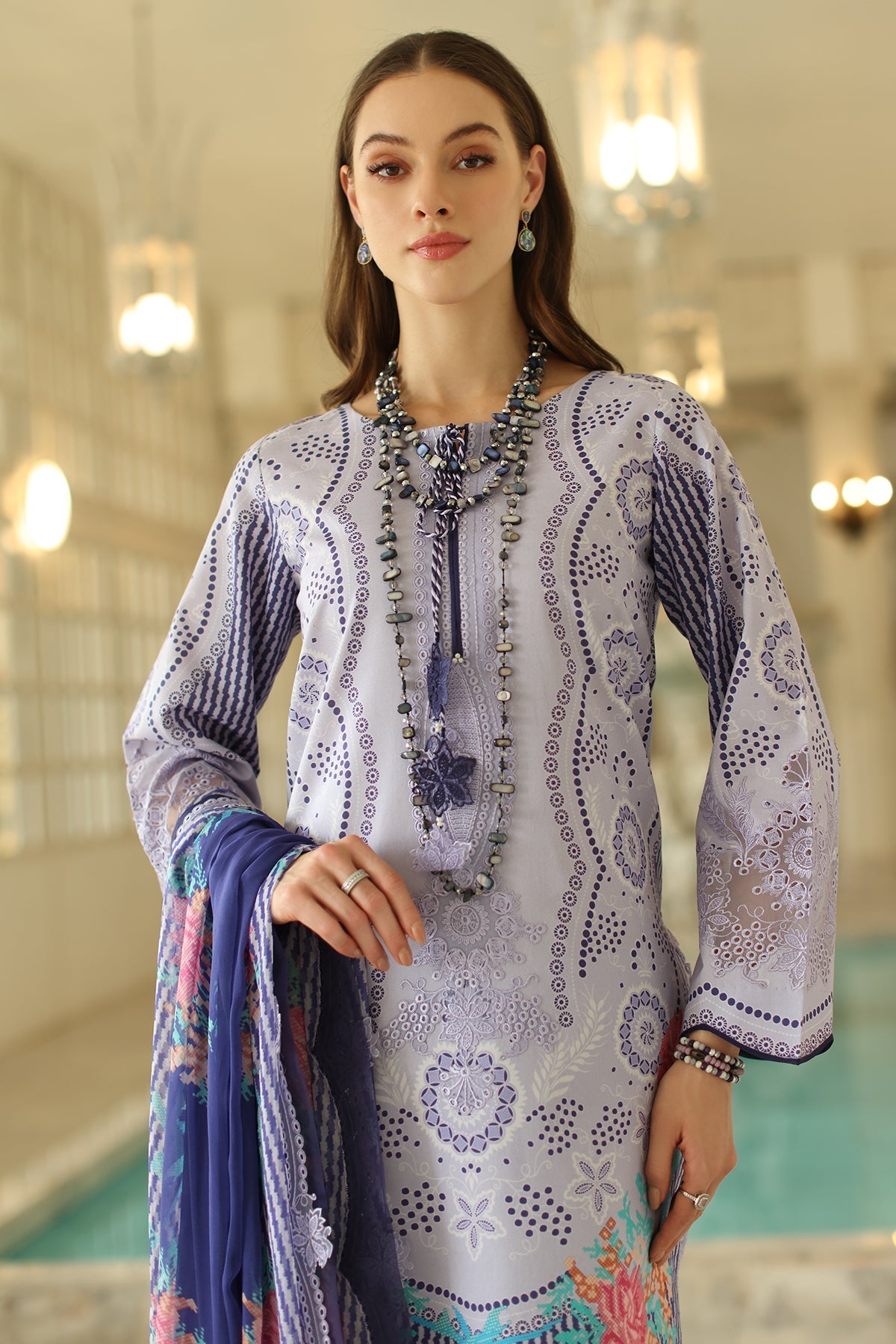 Charizma | Aniq Lawn Collection | AN5-01 - Official Charizma - Agha Fabrics UK