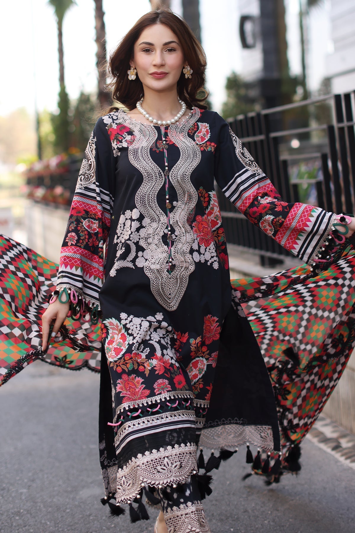 Charizma | Combination Lawn | CC5-21 - Official Charzima - Agha Fabrics UK