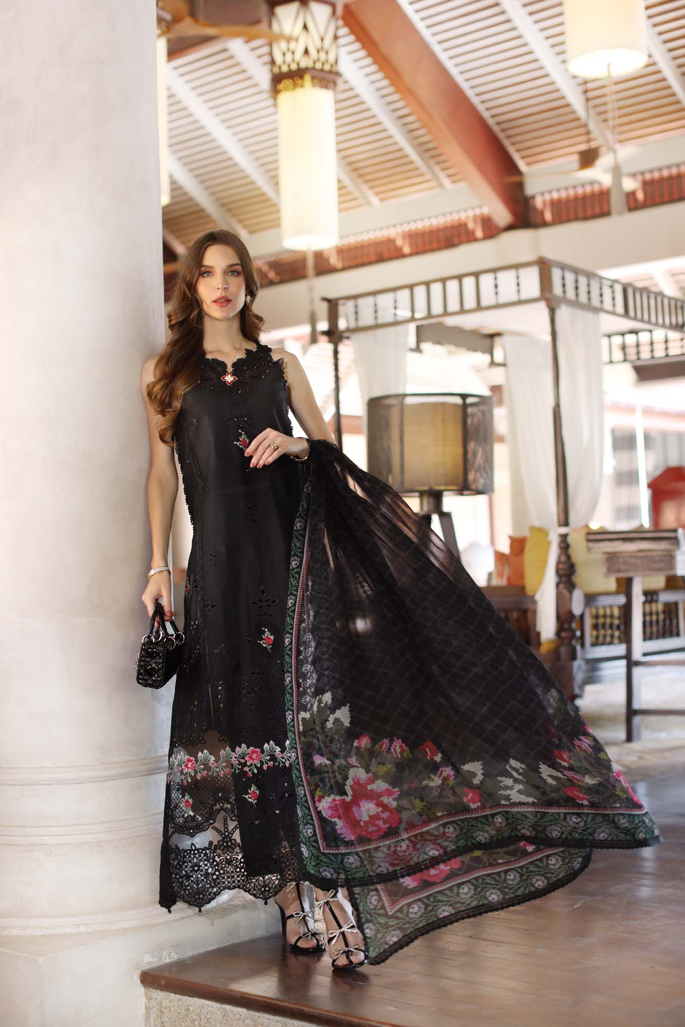 Noor by Saadia Asad | Eid Luxury Laserkari 25 | D4-A