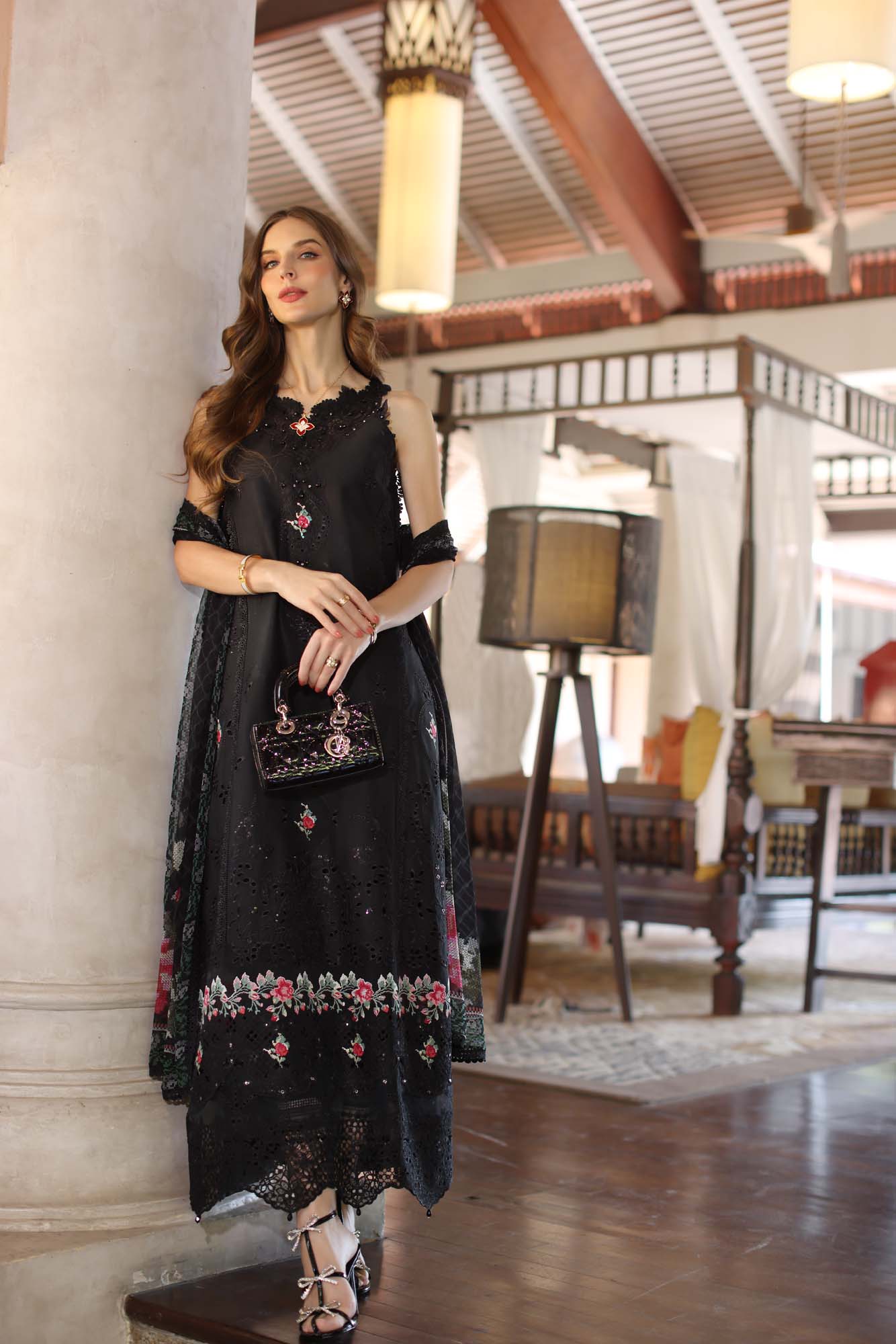 Noor by Saadia Asad | Eid Luxury Laserkari 25 | D4-A