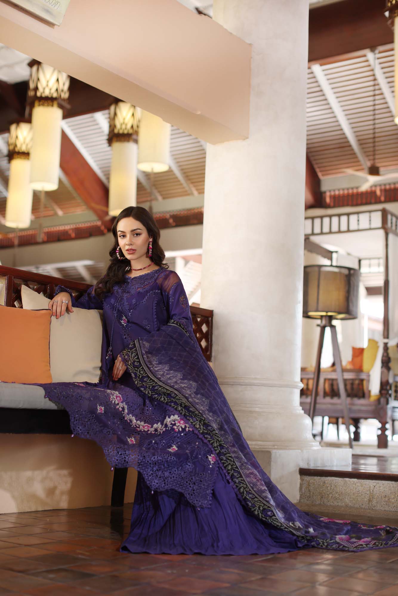 Noor by Saadia Asad | Eid Luxury Laserkari 25 | D4-B