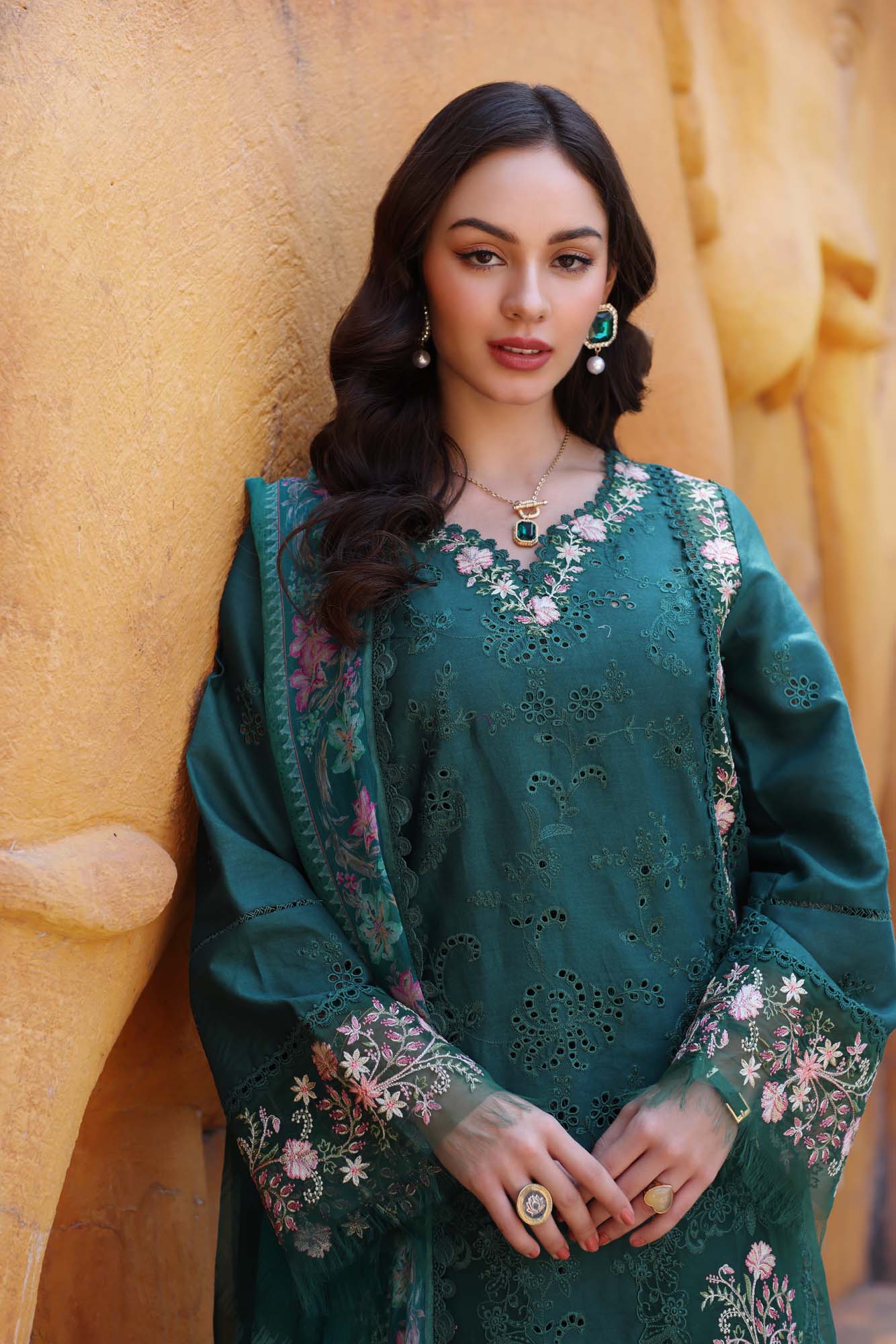 Noor by Saadia Asad | Eid Luxury Laserkari 25 | D10-A