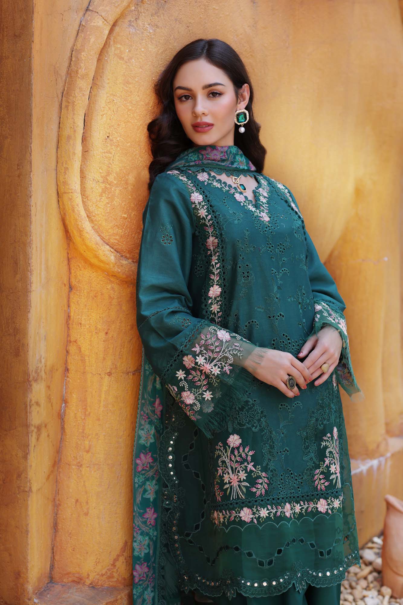 Noor by Saadia Asad | Eid Luxury Laserkari 25 | D10-A