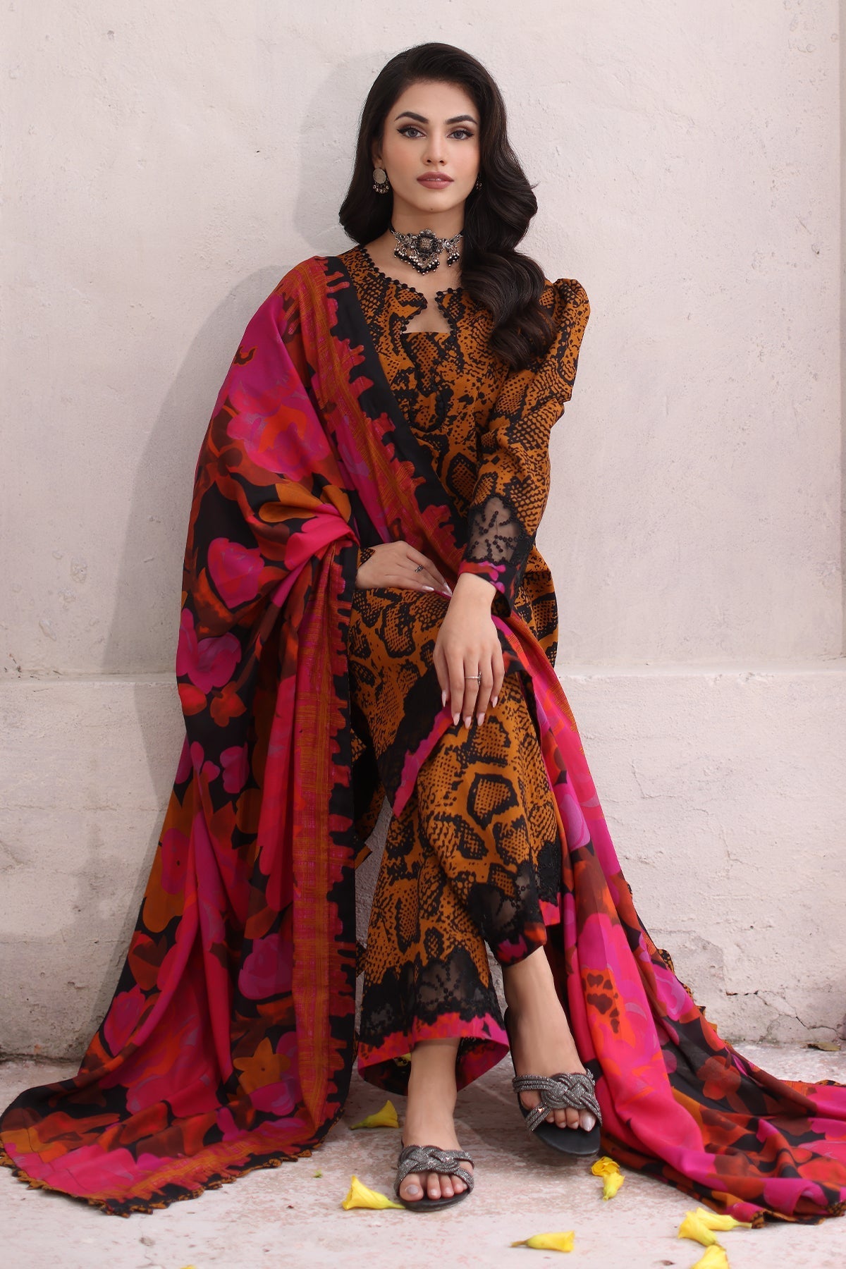 Charizma | Combination Winter Collection | CCW4-17 - Official Charizma - Agha Fabrics UK