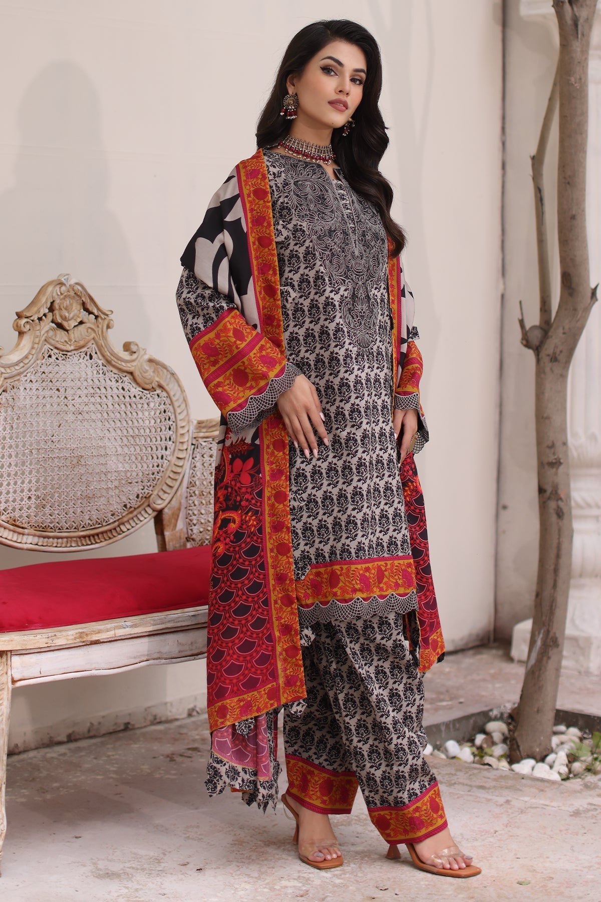 Charizma | Combination Winter Collection | CCW4-14 - Official Charizma - Agha Fabrics UK
