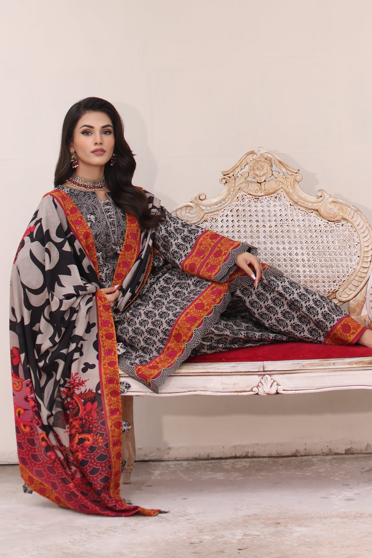 Charizma | Combination Winter Collection | CCW4-14 - Official Charizma - Agha Fabrics UK