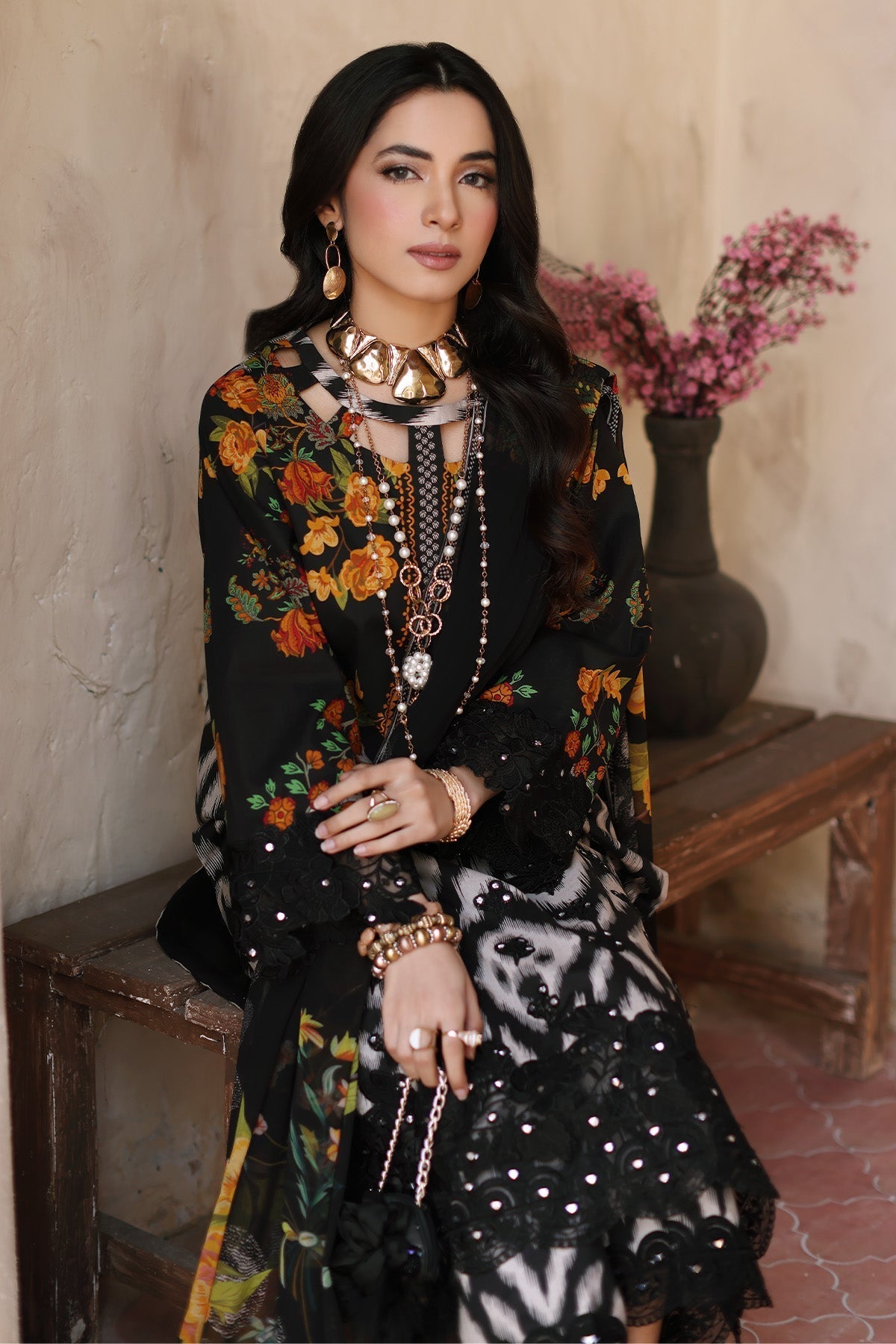 Charizma | Lawn Collection 24 | CCS4-13 - Official Charizma - Agha Fabrics UK