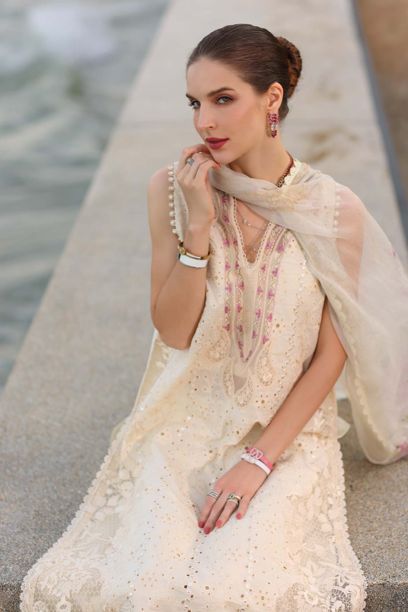 Noor by Saadia Asad | Eid Luxury Laserkari 25 | D3-A