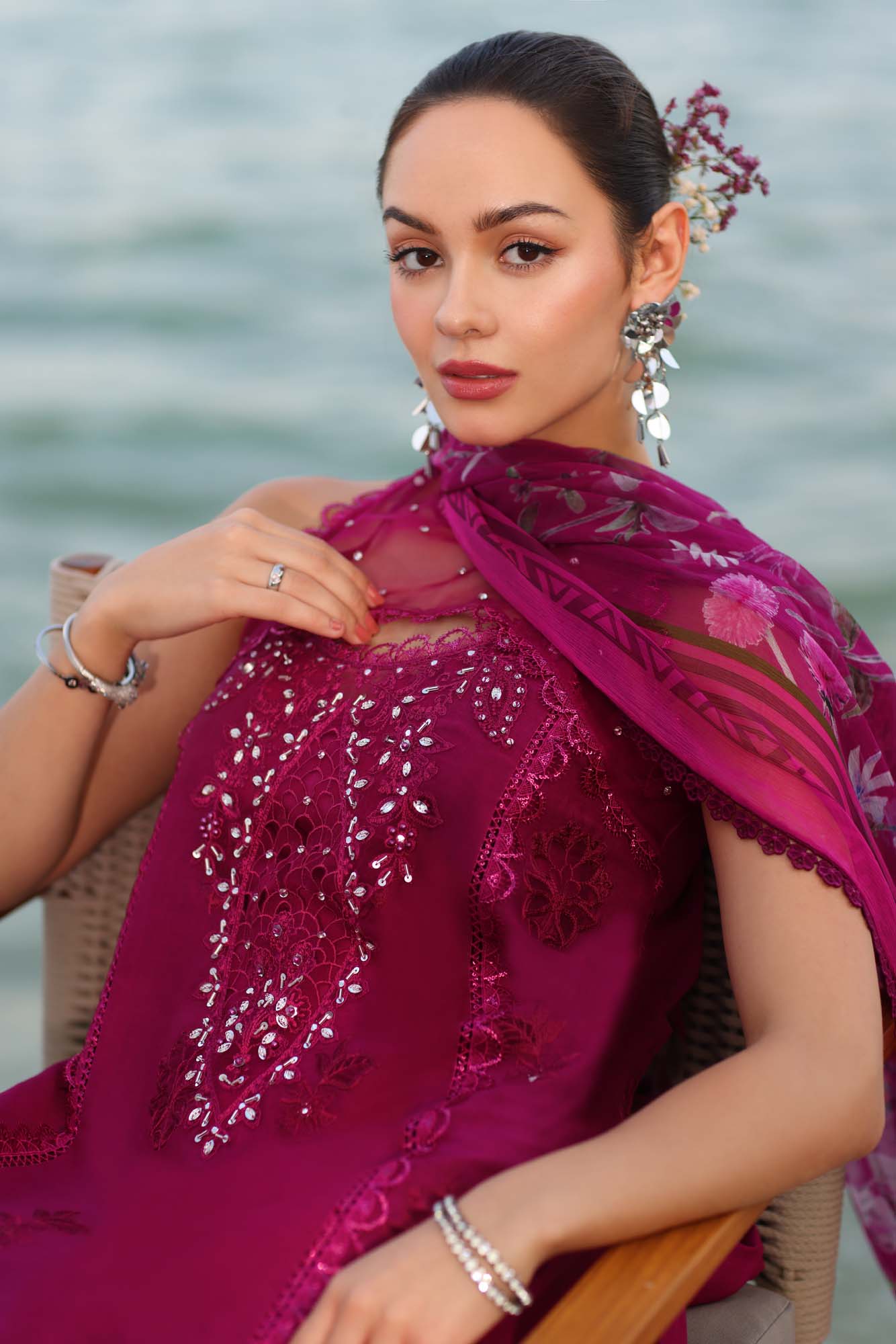 Noor by Saadia Asad | Eid Luxury Laserkari 25 | D9-A