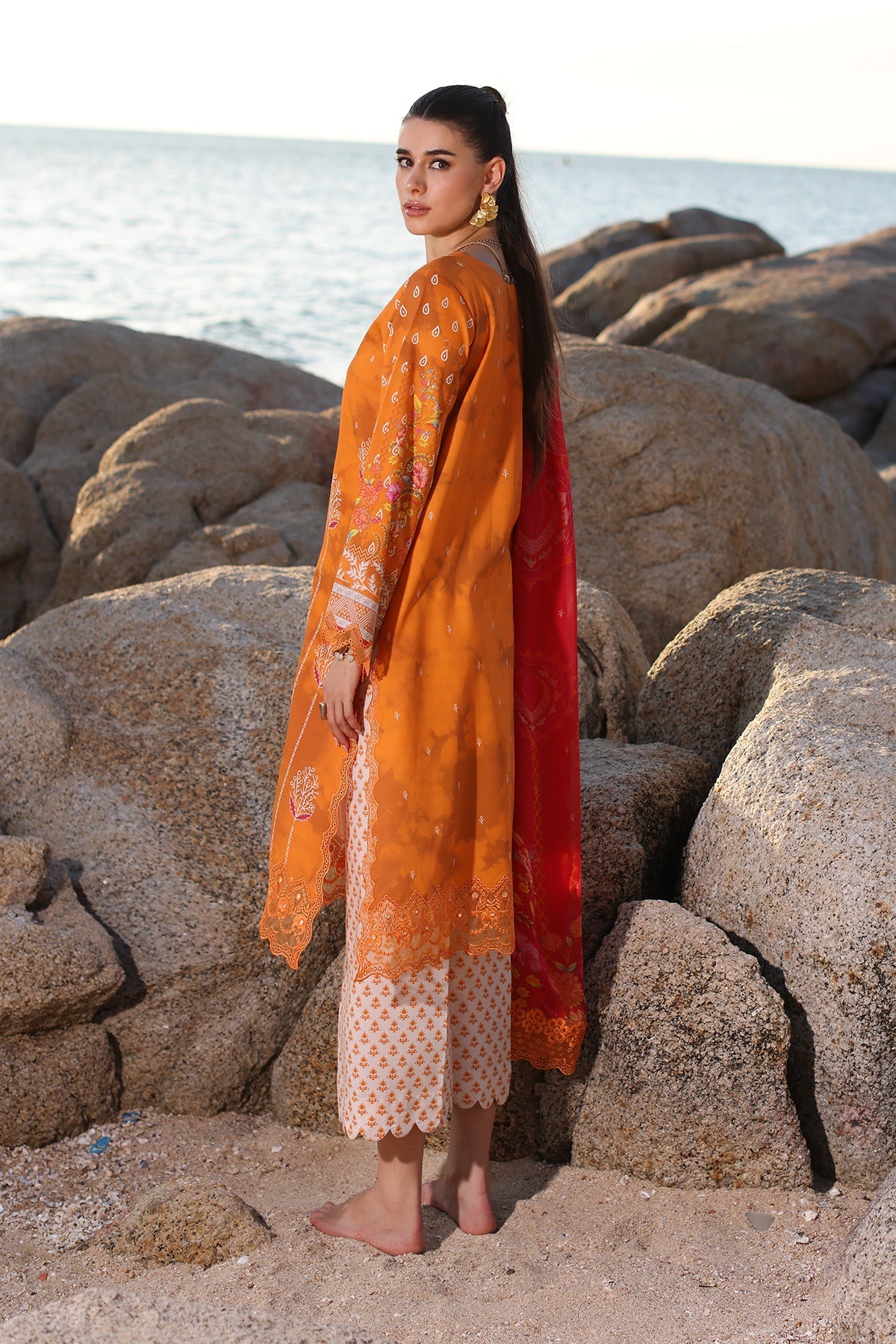 Charizma | Lawn Collection 24 | AS4-07 - Official Charizma - Agha Fabrics UK