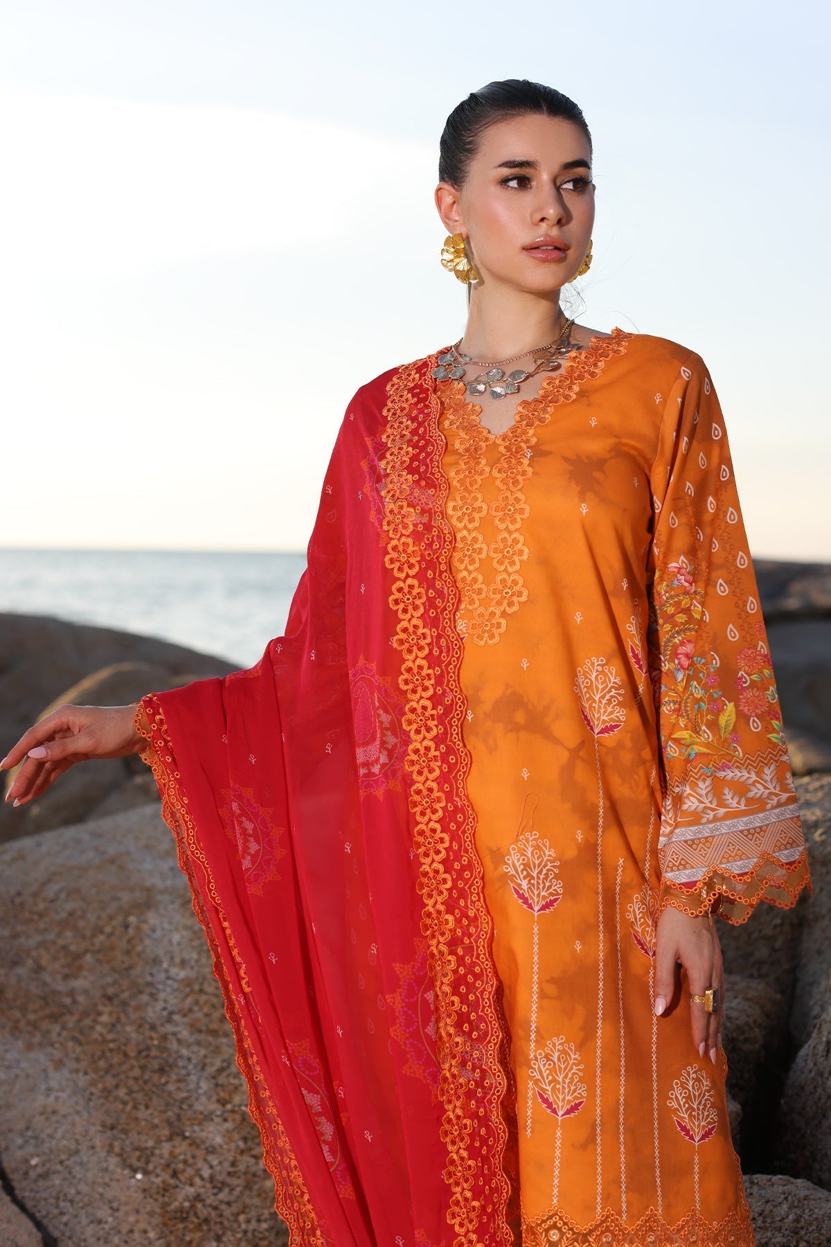 Charizma | Lawn Collection 24 | AS4-07 - Official Charizma - Agha Fabrics UK