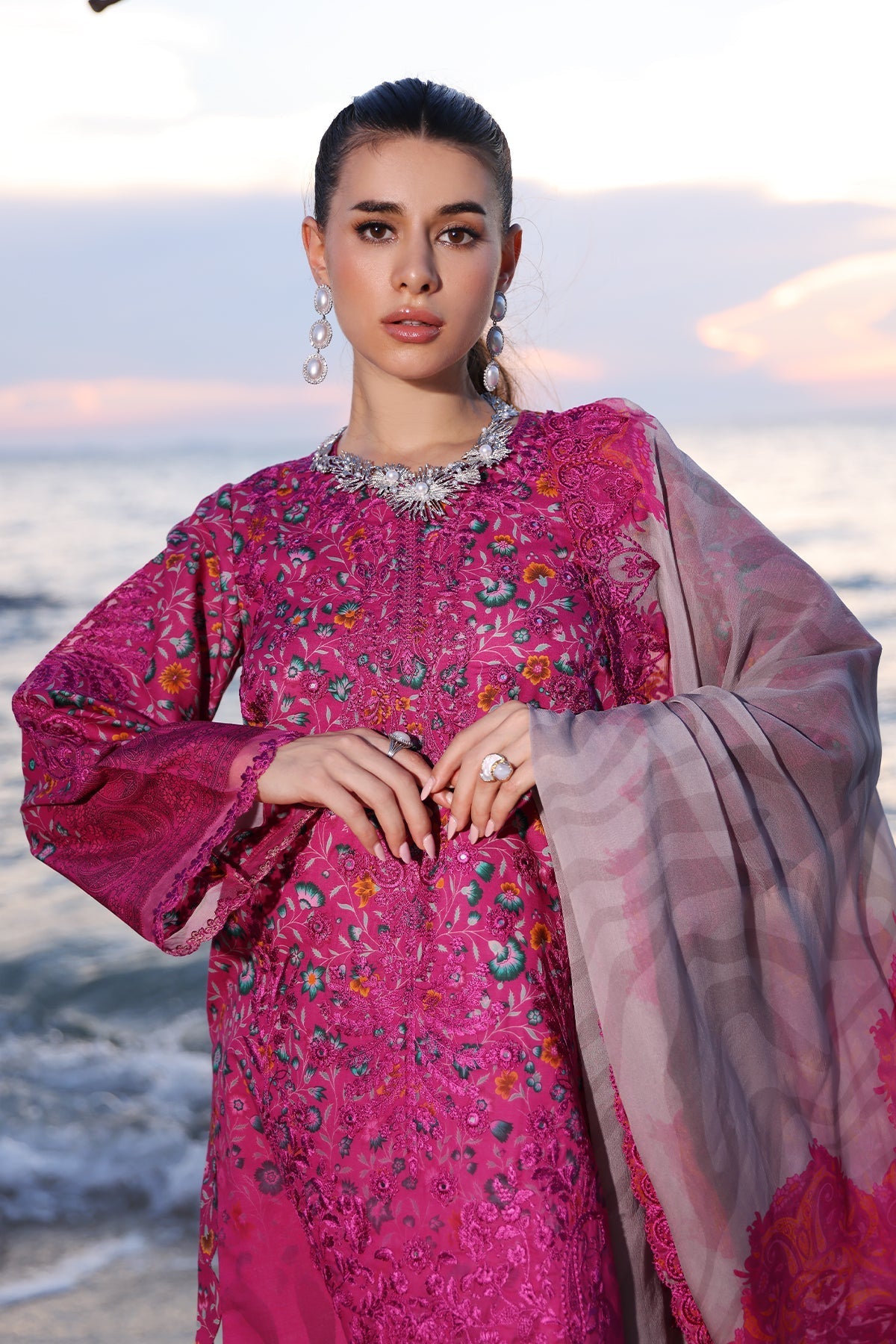 Charizma | Lawn Collection 24 | AS4-06 - Official Charizma - Agha Fabrics UK