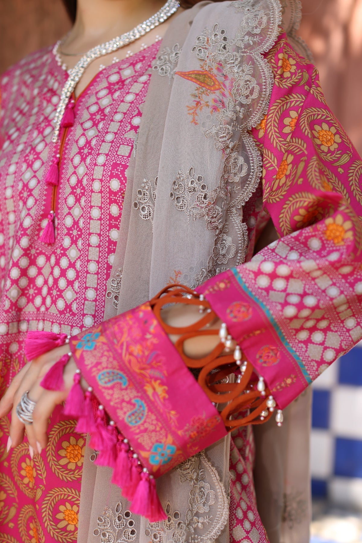 Charizma | Lawn Collection 24 | AS4-19 - Official Charizma - Agha Fabrics UK