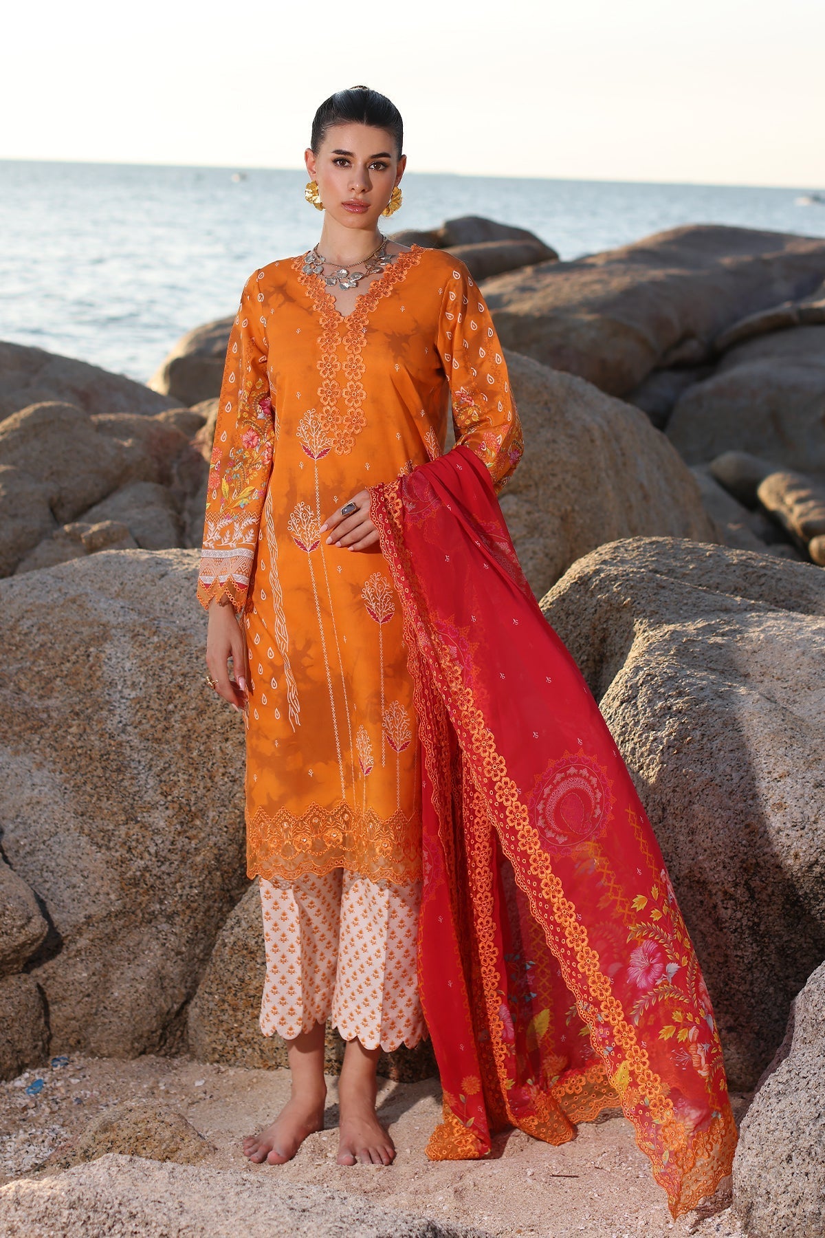 Charizma | Lawn Collection 24 | AS4-07 - Official Charizma - Agha Fabrics UK