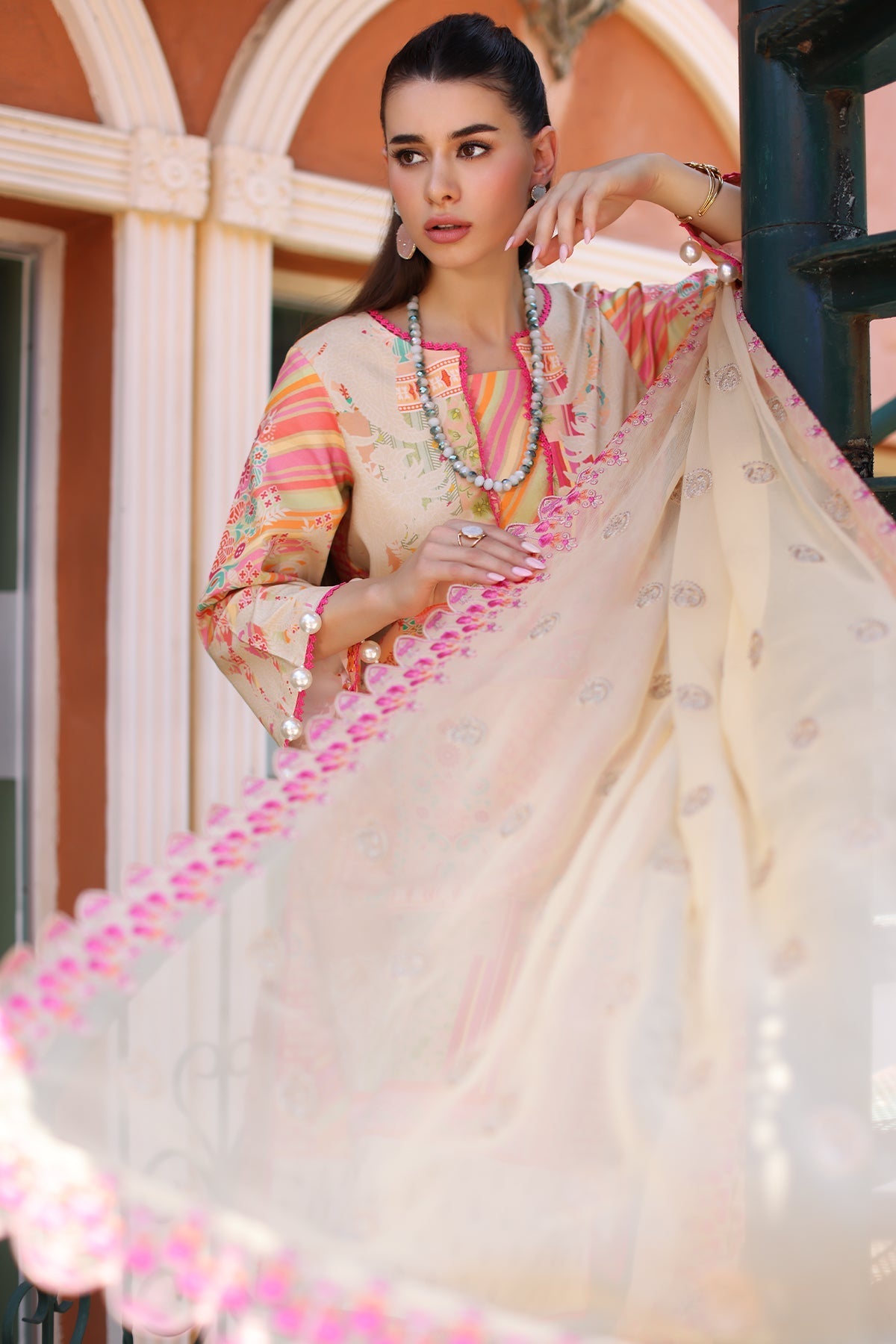 Charizma | Lawn Collection 24 | AS4-21 - Official Charizma - Agha Fabrics UK