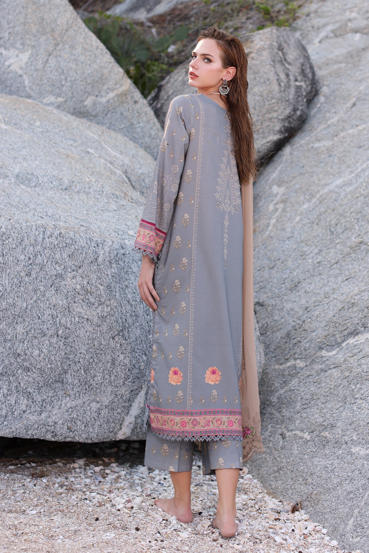 Charizma | Lawn Collection 24 | AS4-27 - Official Charizma - Agha Fabrics UK