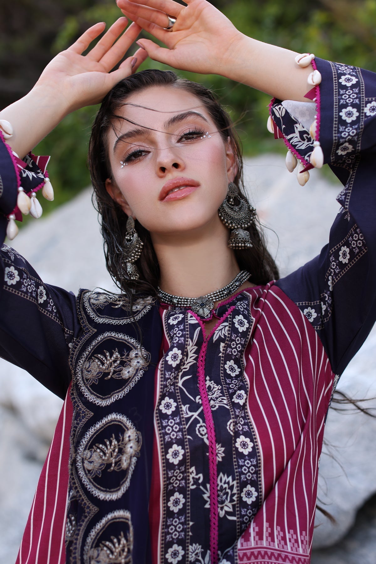 Charizma | Lawn Collection 24 | AS4-23 - Official Charizma - Agha Fabrics UK