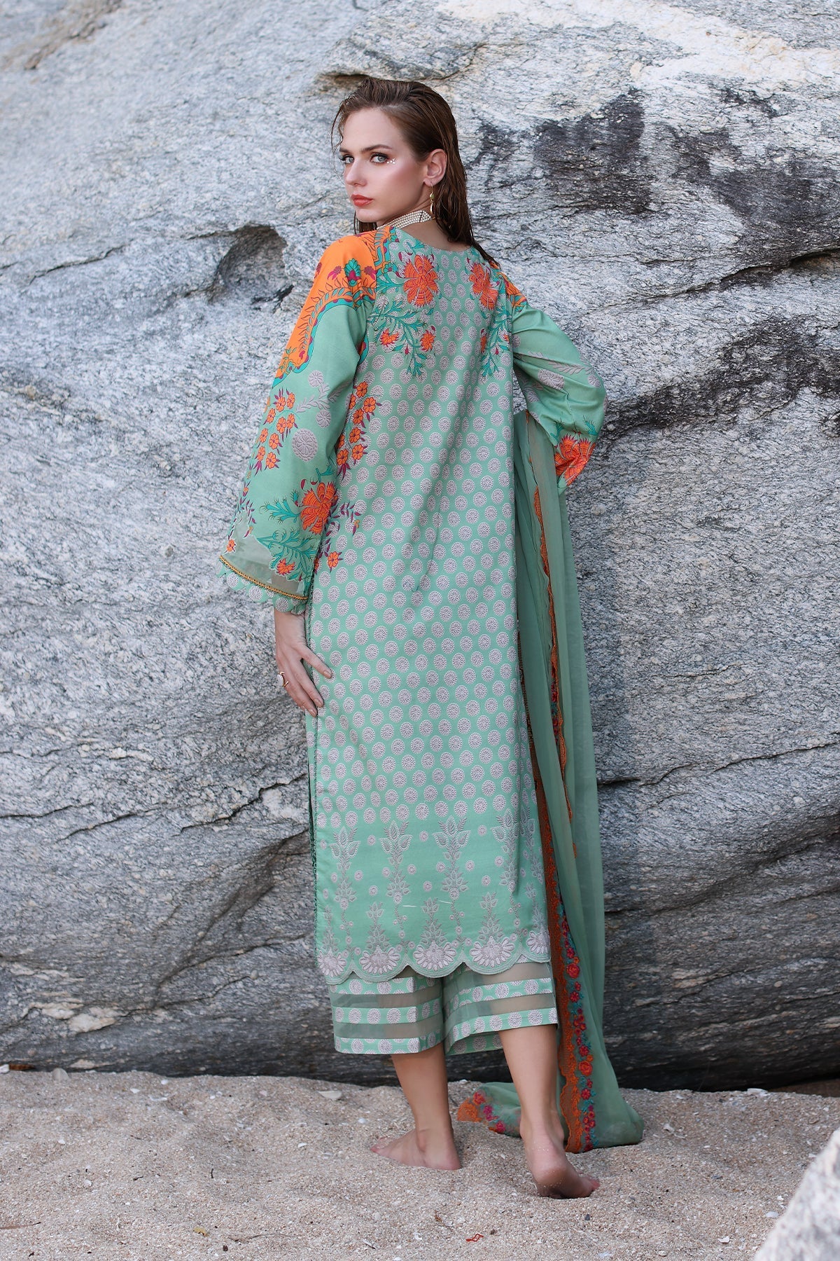 Charizma | Lawn Collection 24 | AS4-26 - Official Charizma - Agha Fabrics UK