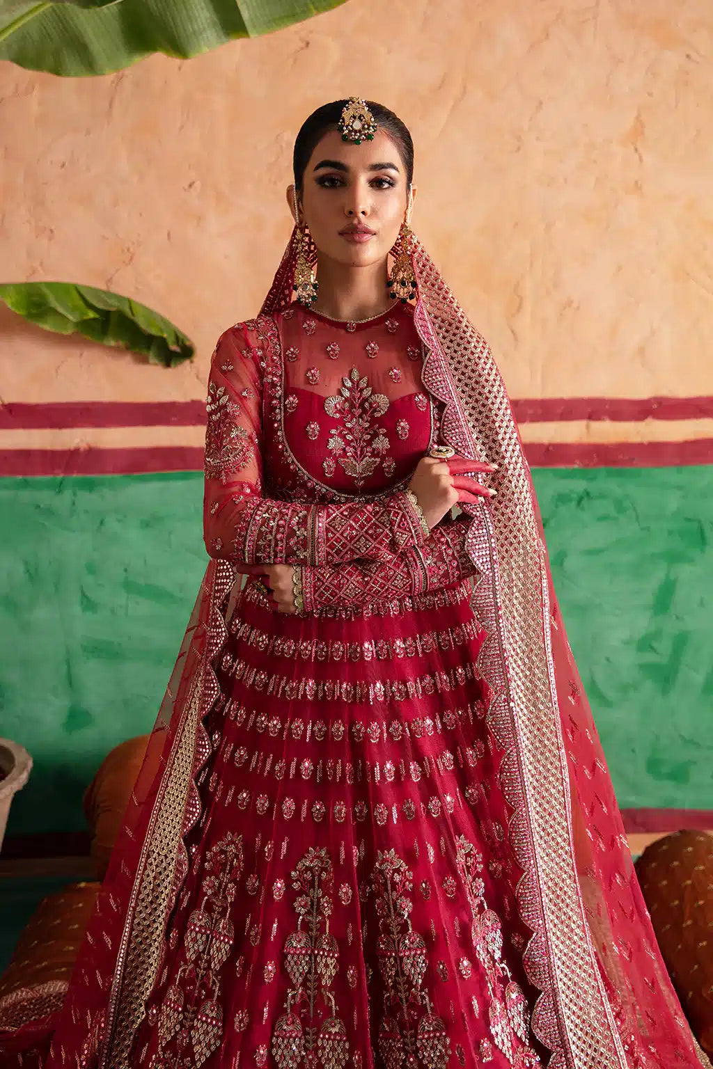Afrozeh | Shehnai Wedding Formals 23 | Gulabposh - Official Afrozeh - Agha Fabrics UK