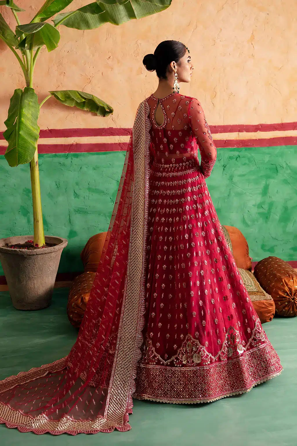 Afrozeh | Shehnai Wedding Formals 23 | Gulabposh - Official Afrozeh - Agha Fabrics UK