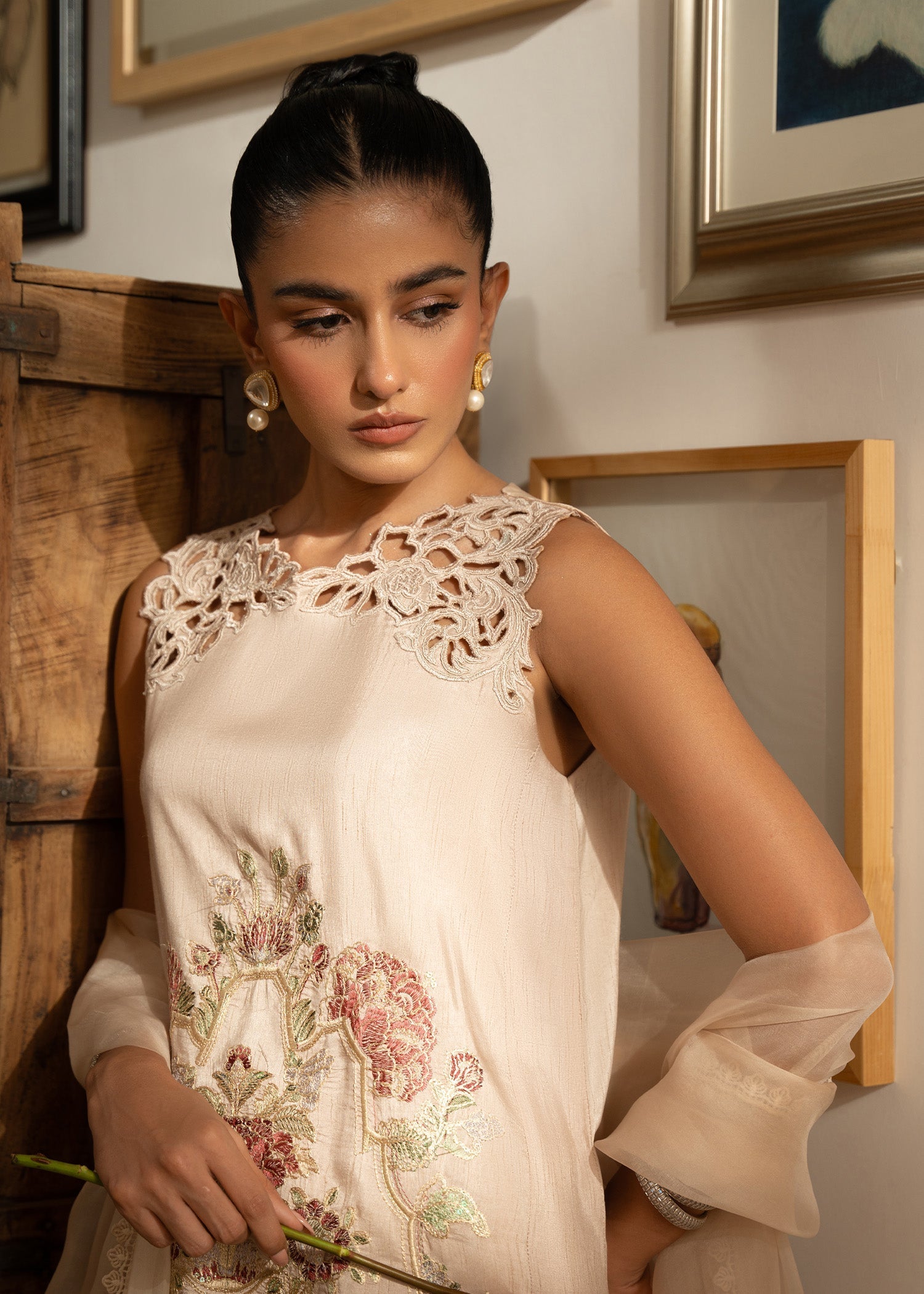 Sadaf Fawad Khan | Mehrma Wedding Formals | Sand storm