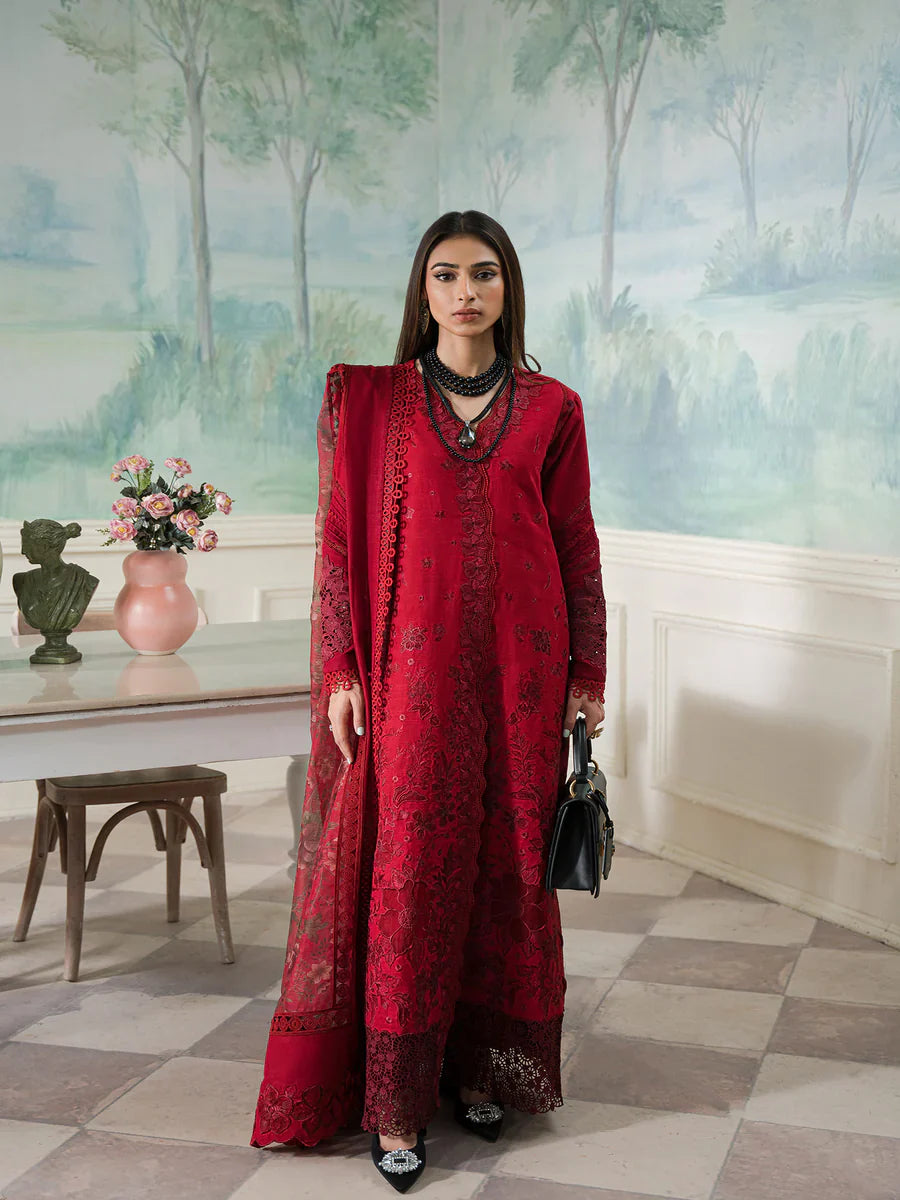 Maryum Hussain | Laani Luxury Pret | Ruby - Official Maryam Hussain - Agha Fabrics UK