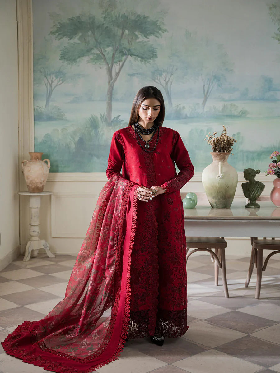 Maryum Hussain | Laani Luxury Pret | Ruby - Official Maryam Hussain - Agha Fabrics UK