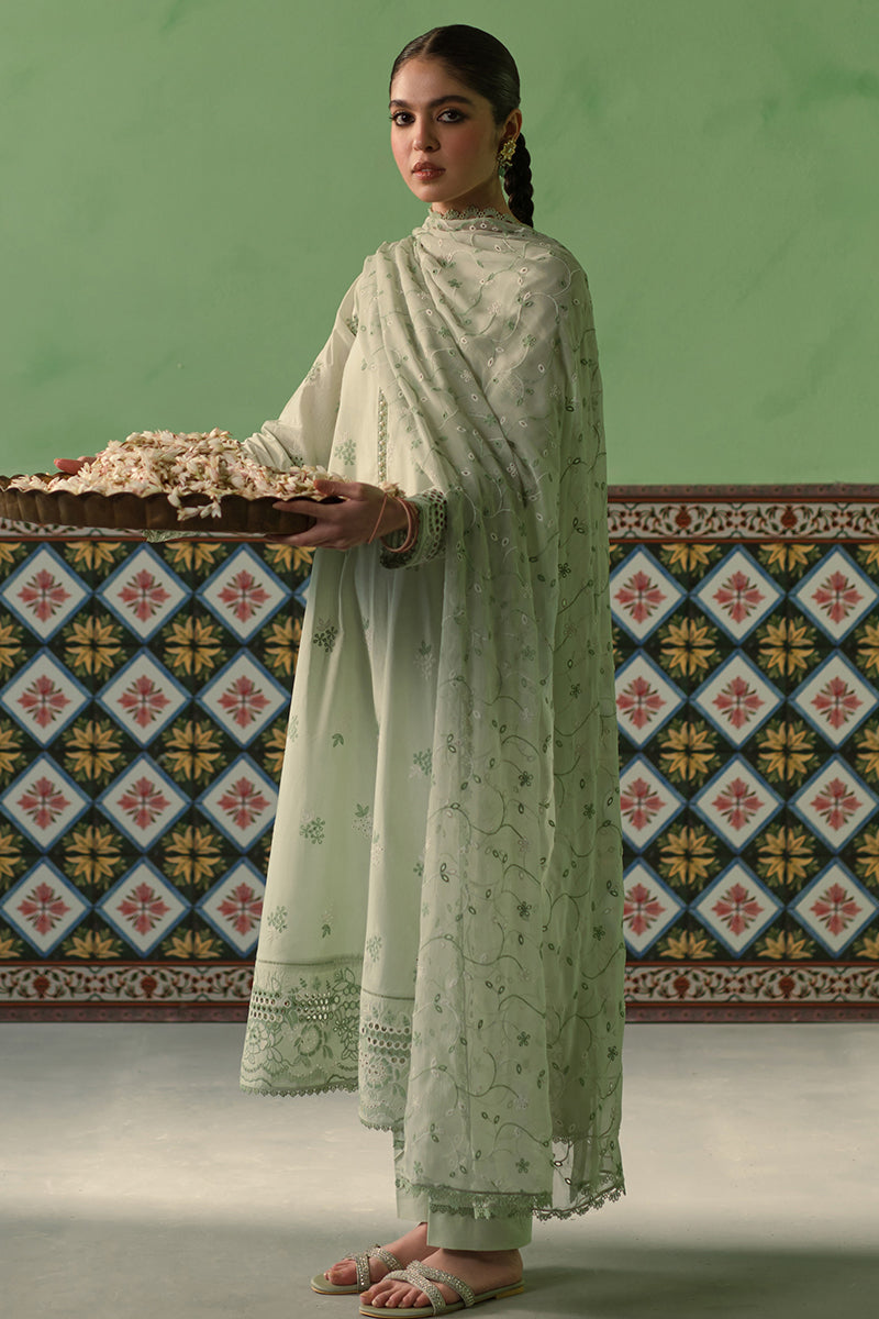 Cross Stitch | Chikankari Lawn Collection | P-01 - Official Cross Stitch - Agha Fabrics UK