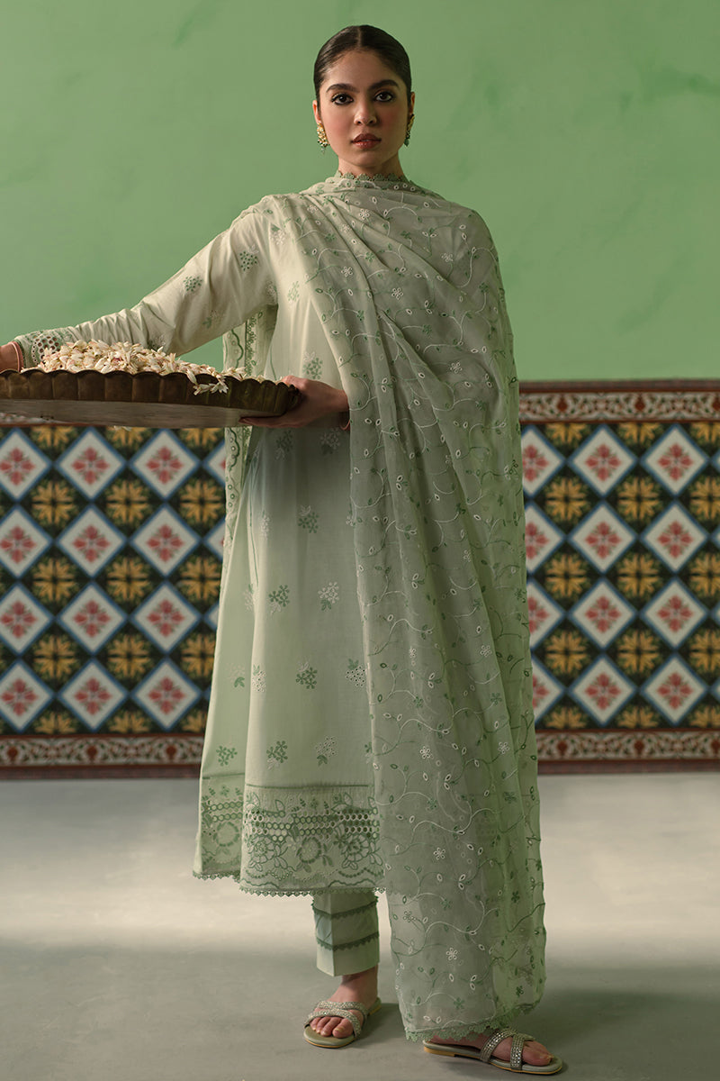 Cross Stitch | Chikankari Lawn Collection | P-01 - Official Cross Stitch - Agha Fabrics UK