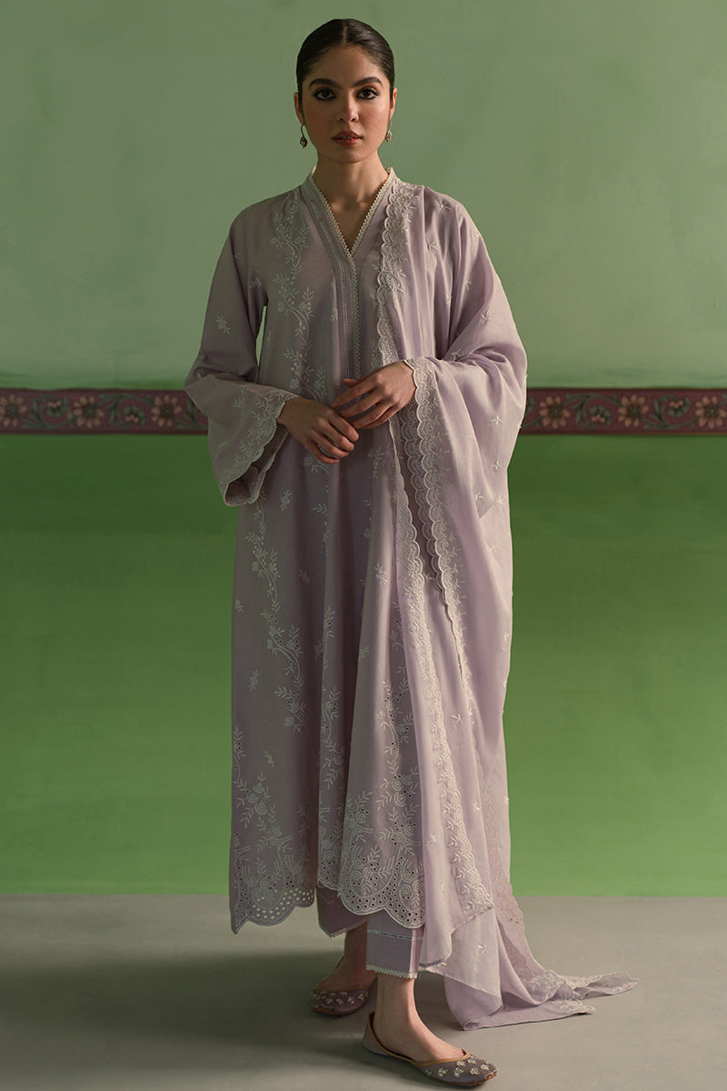 Cross Stitch | Chikankari Lawn Collection | P-02 - Official Cross Stitch - Agha Fabrics UK