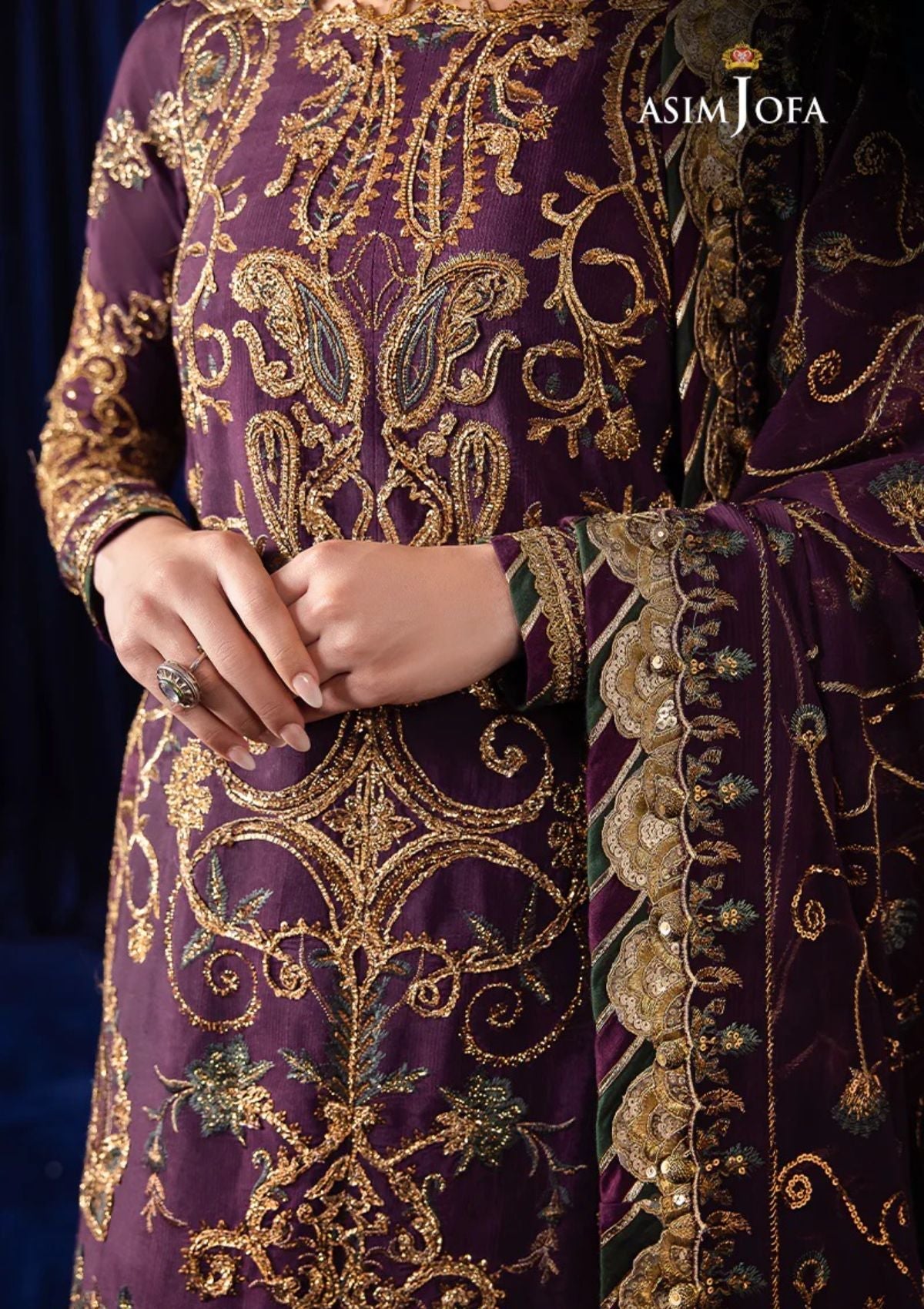 Formal Collection - Asim Jofa - Bekhudi - Luxury Chiffon - AJBK#07