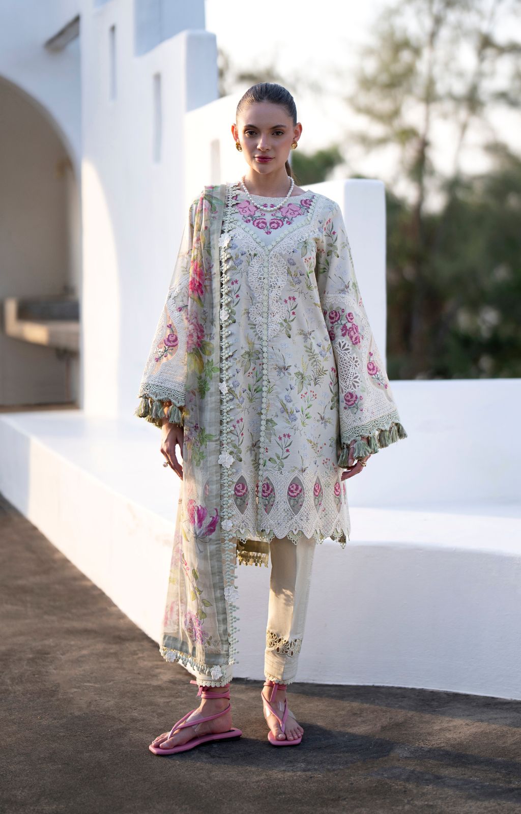 AJR Couture | Printakari Lawn 25 | Aleesia - Official AJR Couture - Agha Fabrics UK