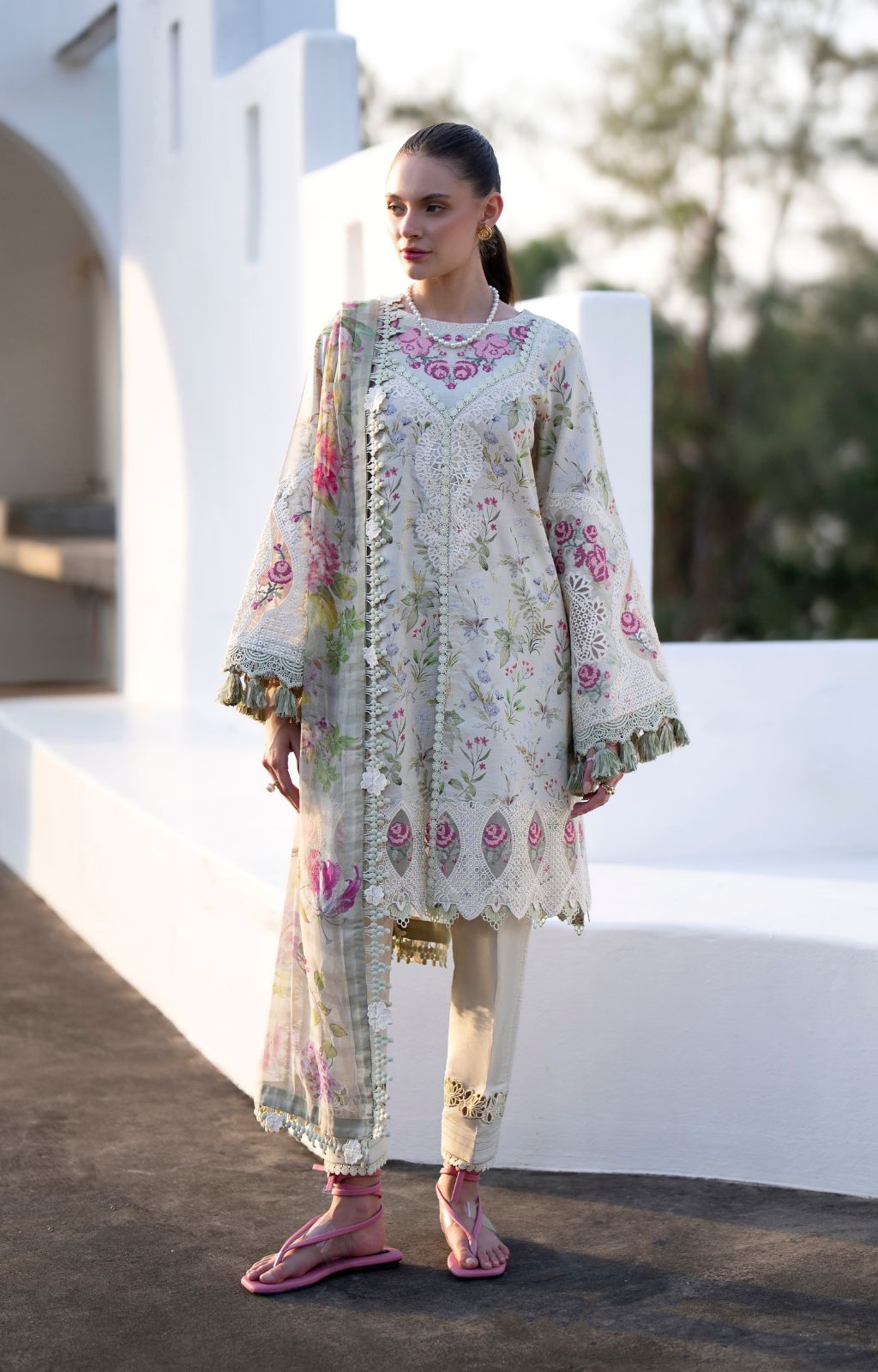 AJR Couture | Printakari Lawn 25 | Aleesia - Official AJR Couture - Agha Fabrics UK