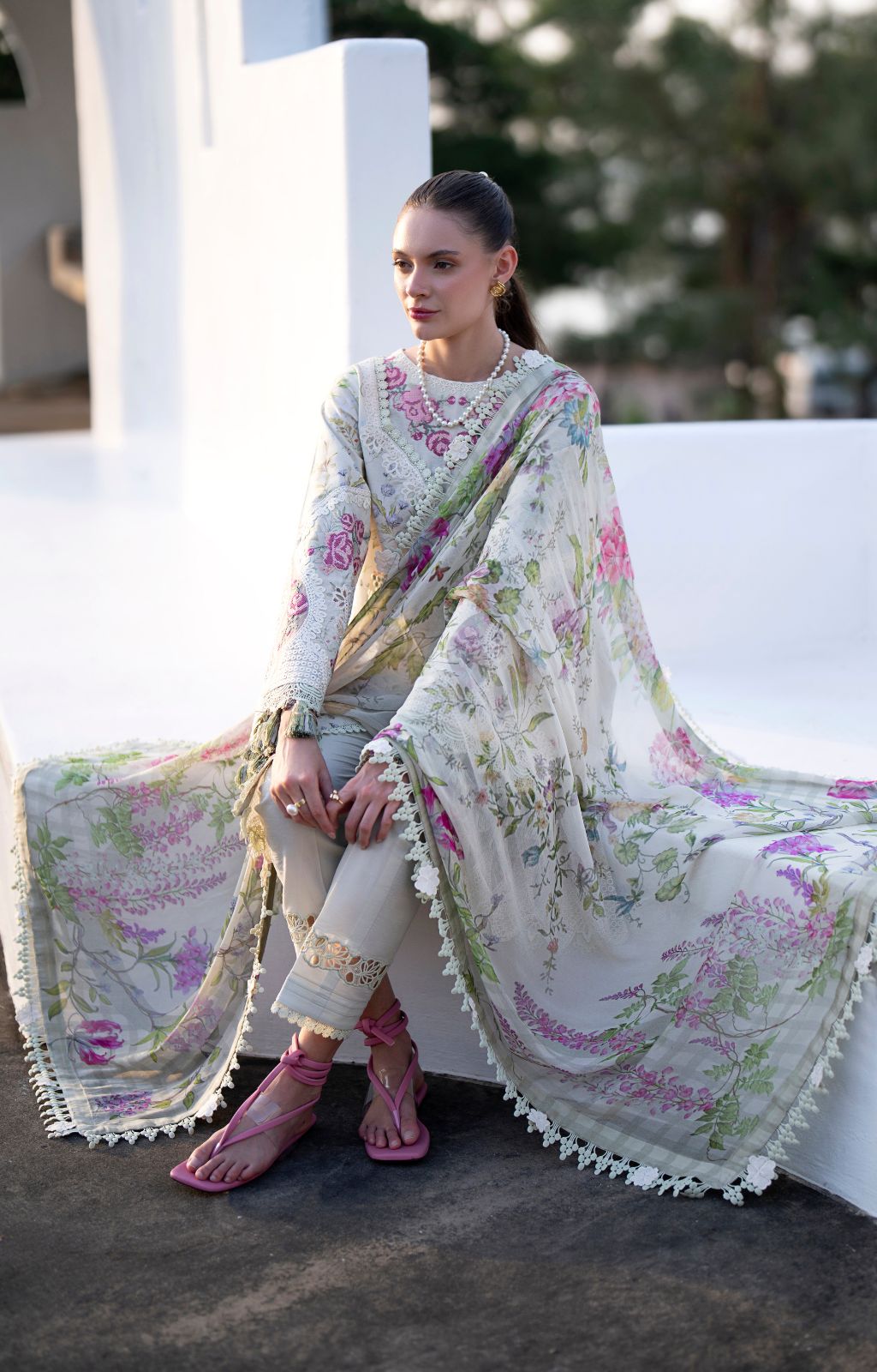 AJR Couture | Printakari Lawn 25 | Aleesia - Official AJR Couture - Agha Fabrics UK