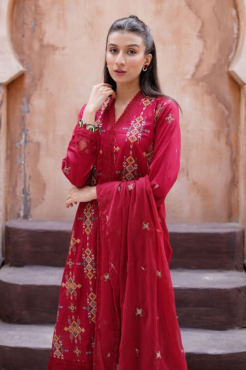 Kross Kulture | Luxury Baharaneh | Crimson KLX-00733