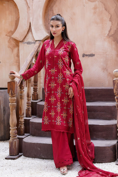 Kross Kulture | Luxury Baharaneh | Crimson KLX-00733