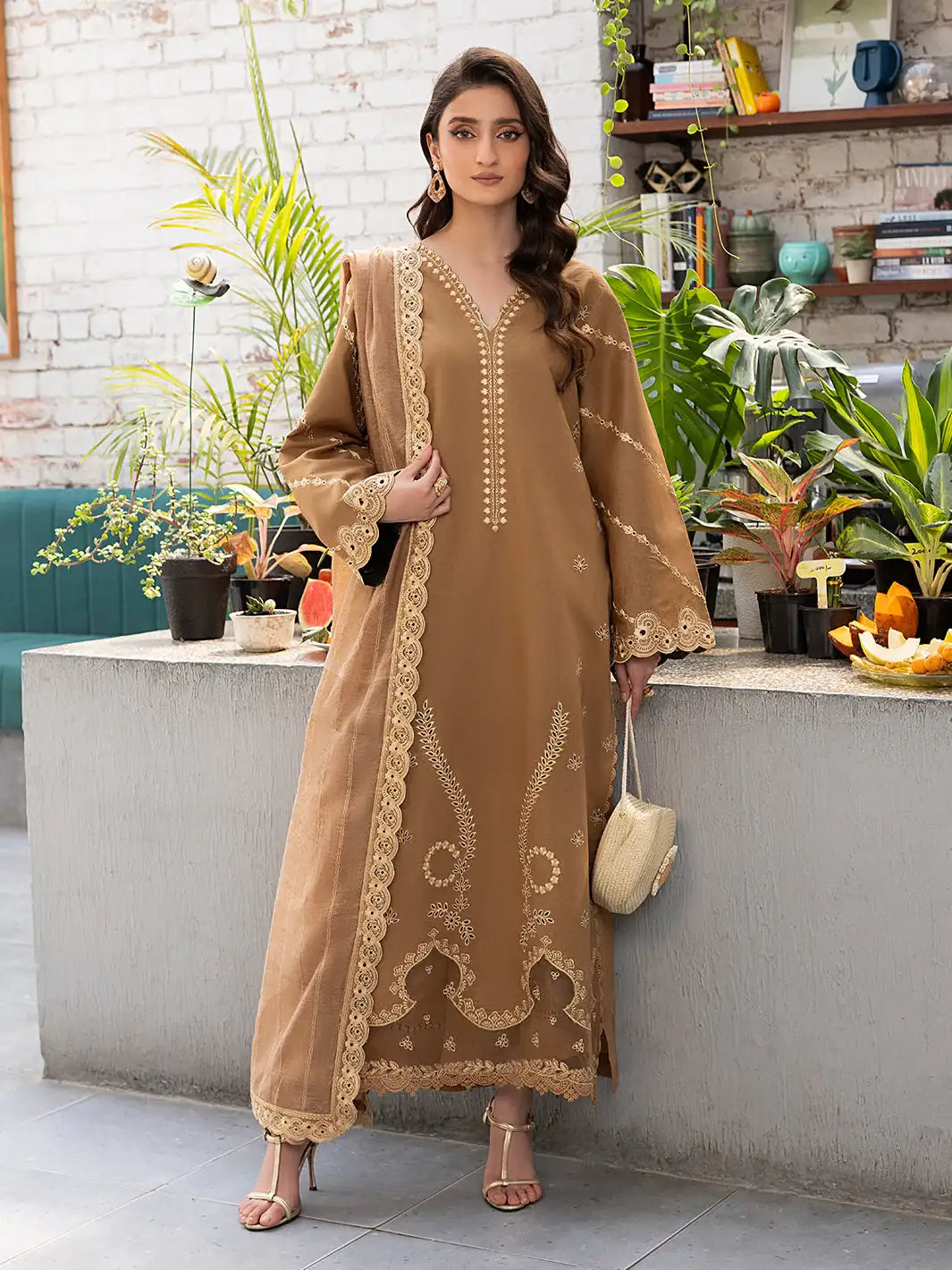 Izel | Meadow Muse Embroidered Lawn 25 | AVELA - Official Izel - Agha Fabrics UK