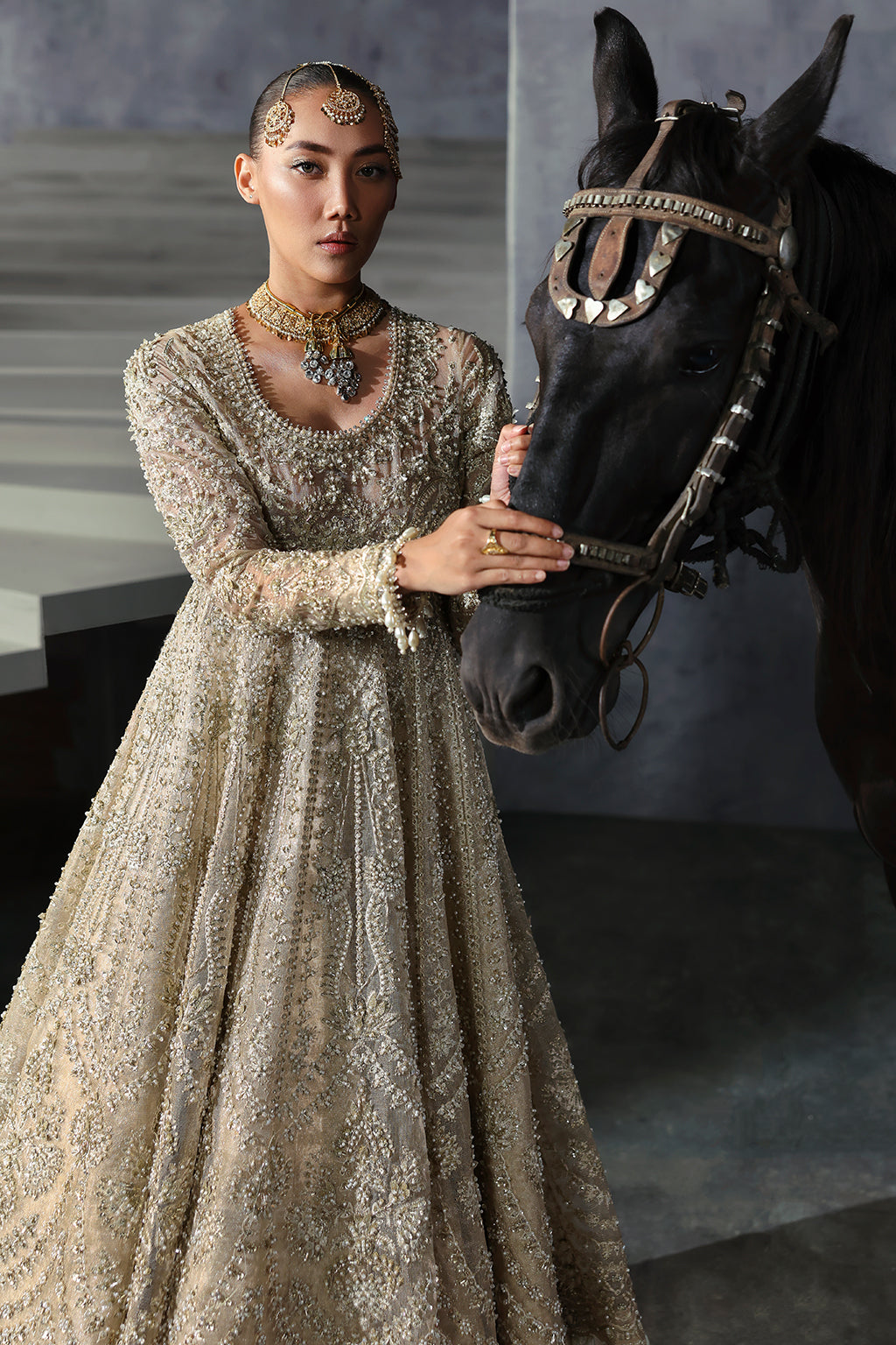 Afrozeh | The Brides Edit 24 | Bellezza by Afrozeh - Designer Dress - Type: Ladies Clothes - Available at House of Maryam - 100% Original