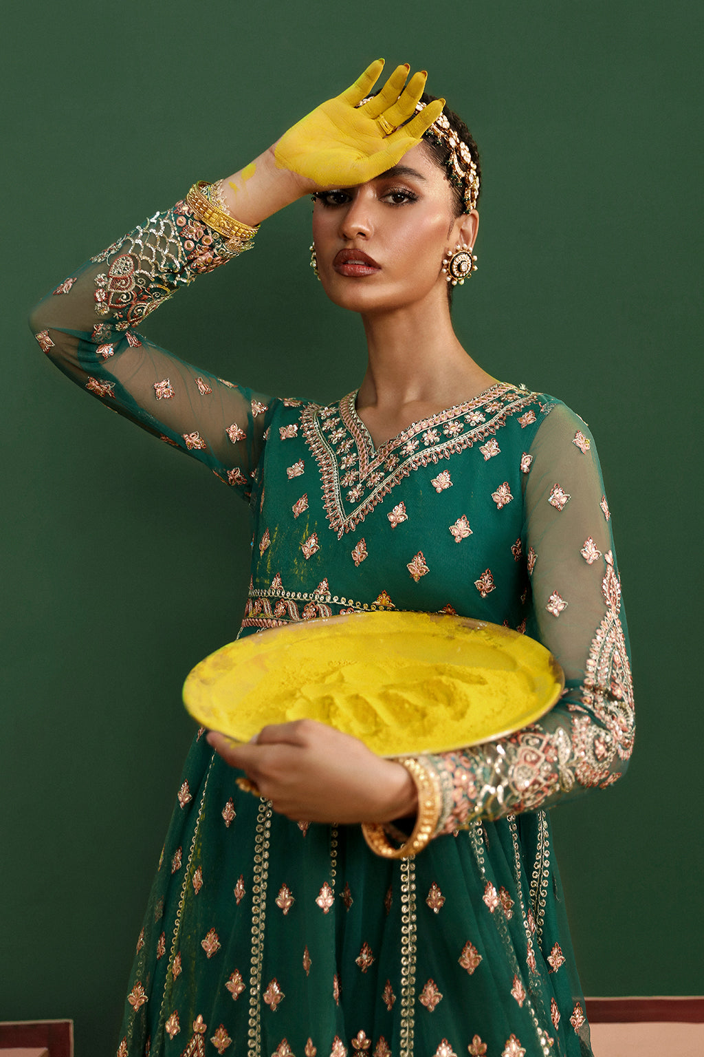 Afrozeh | Shehnai Wedding Formals 24 | Shaista - Official Afrozeh - Agha Fabrics UK