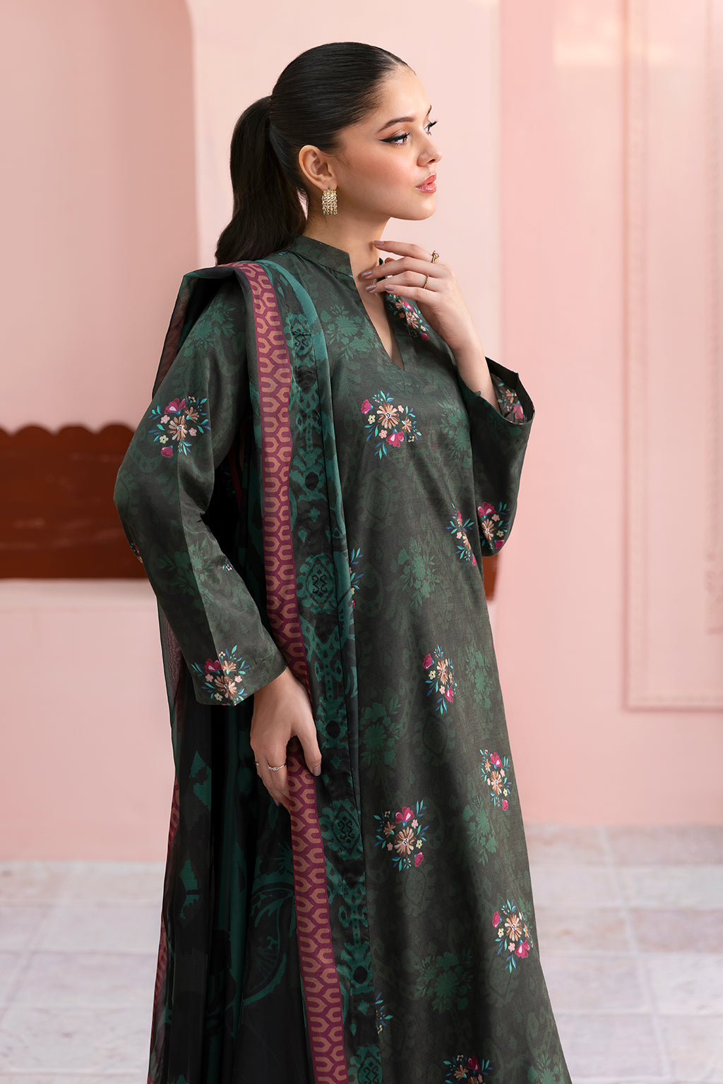 Afsanah | Basics Raw Silk | Muted Rose AR-111