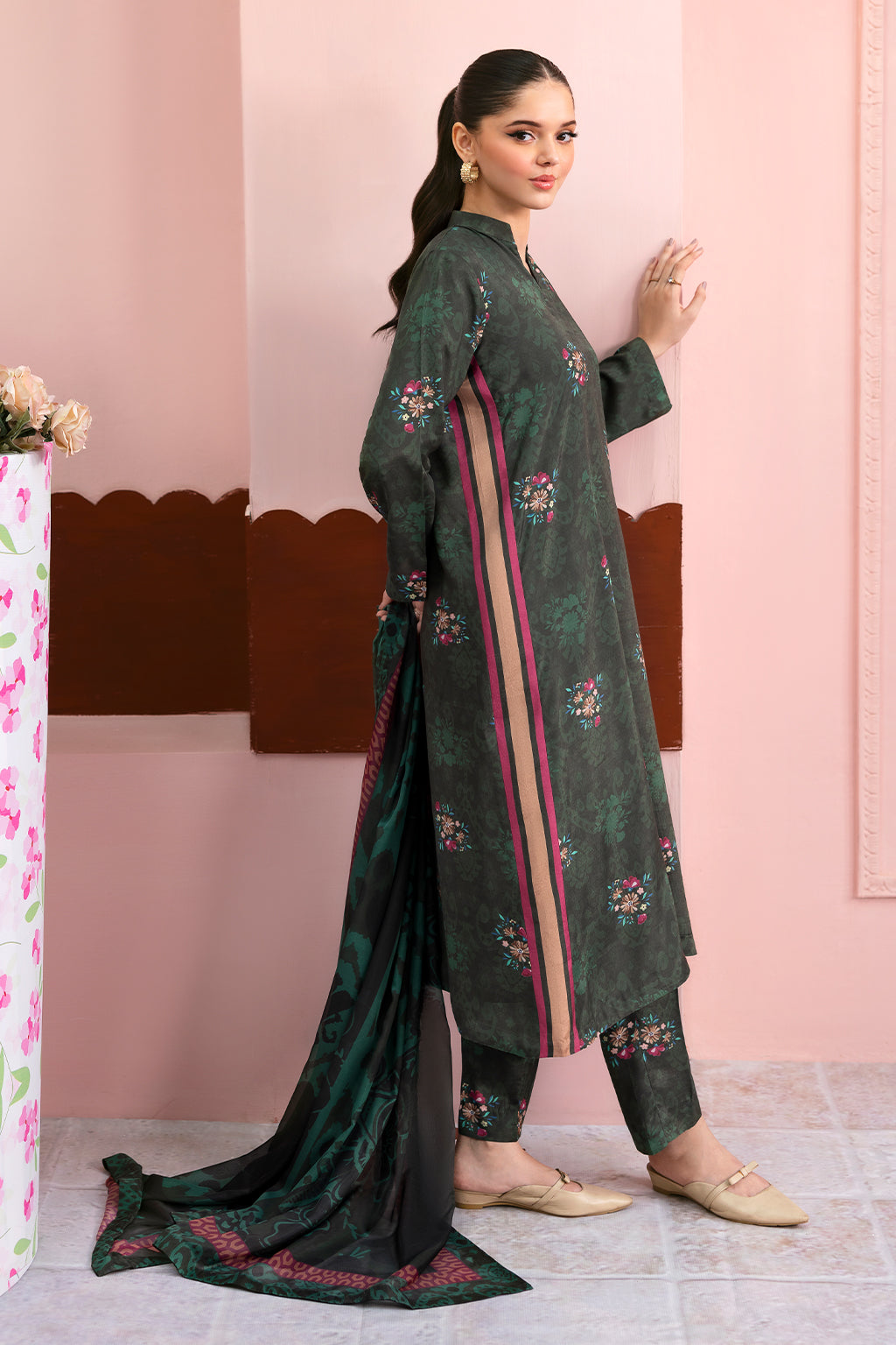 Afsanah | Basics Raw Silk | Muted Rose AR-111